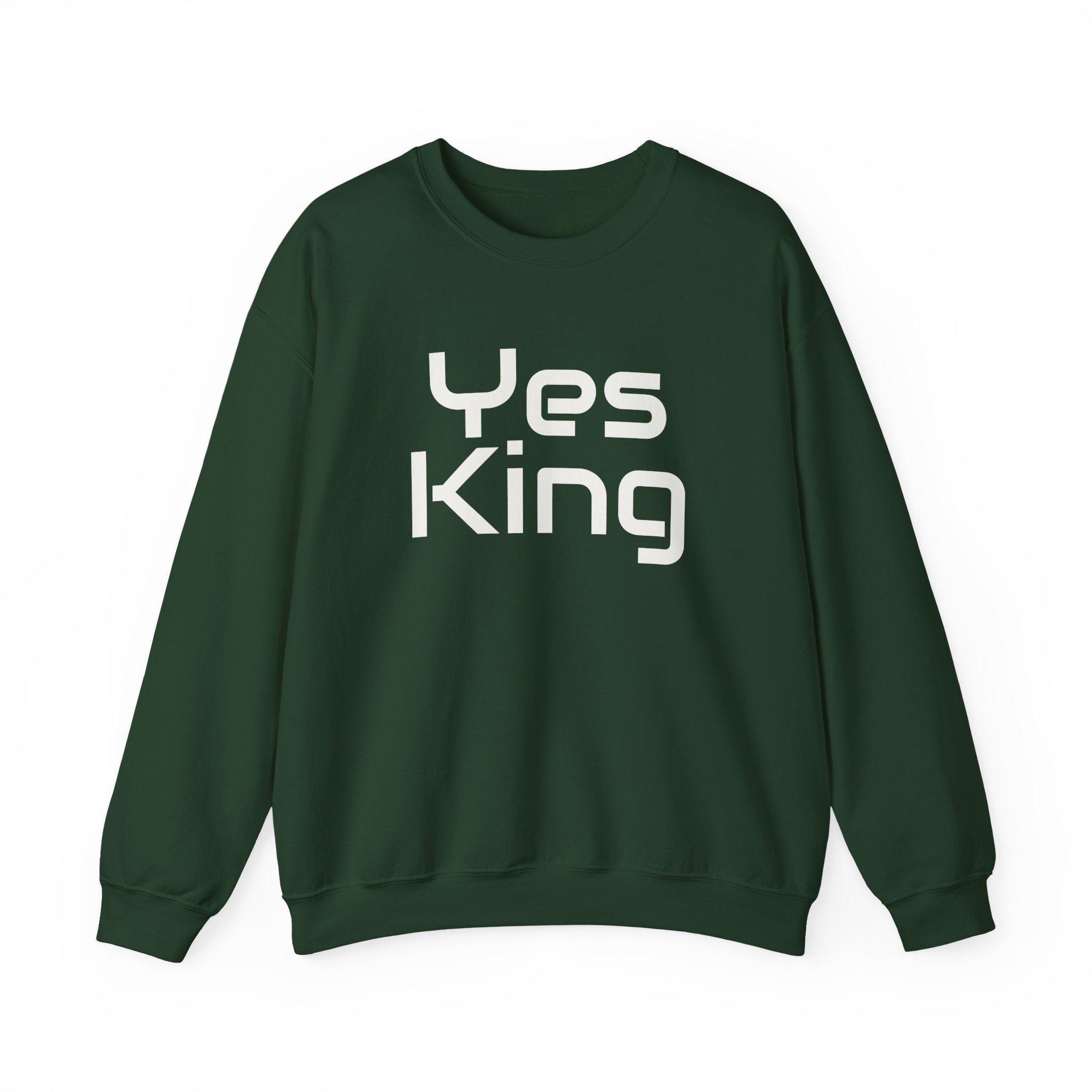 Yes King Sweatshirt (White Print) – Bild 9