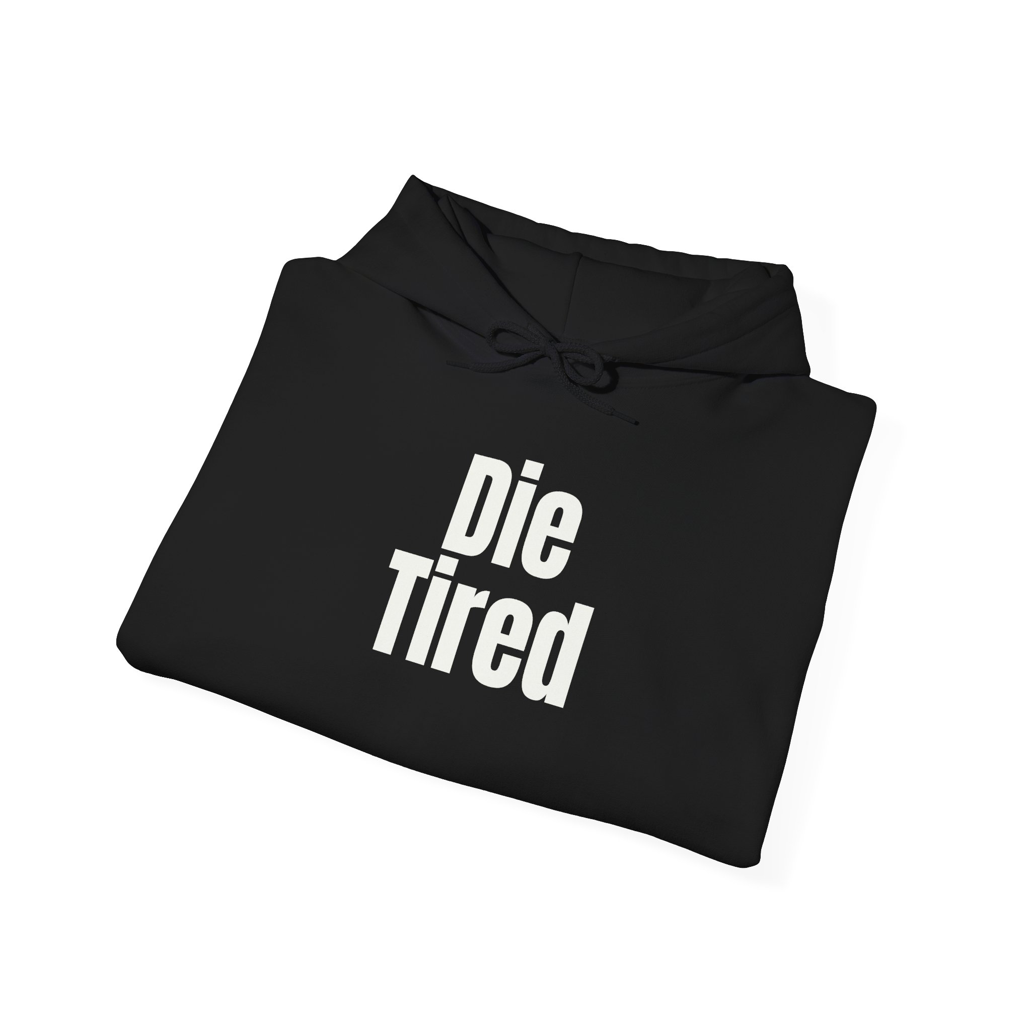 Die Tired Hoodie (White Print) - Image 4