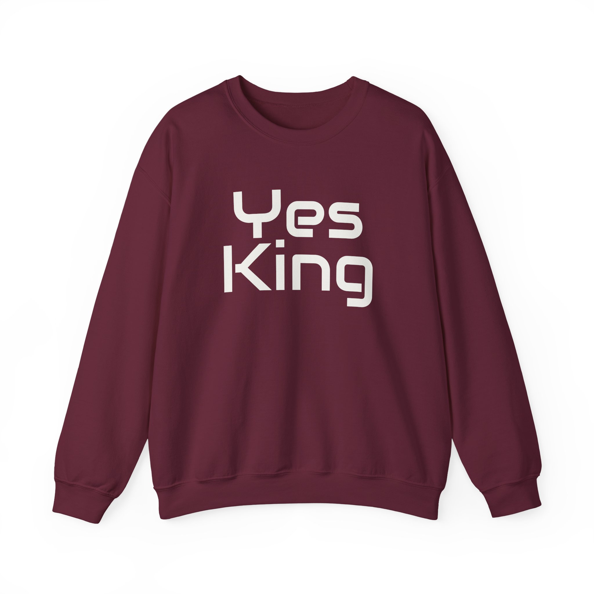 Yes King Sweatshirt (White Print) – Bild 5