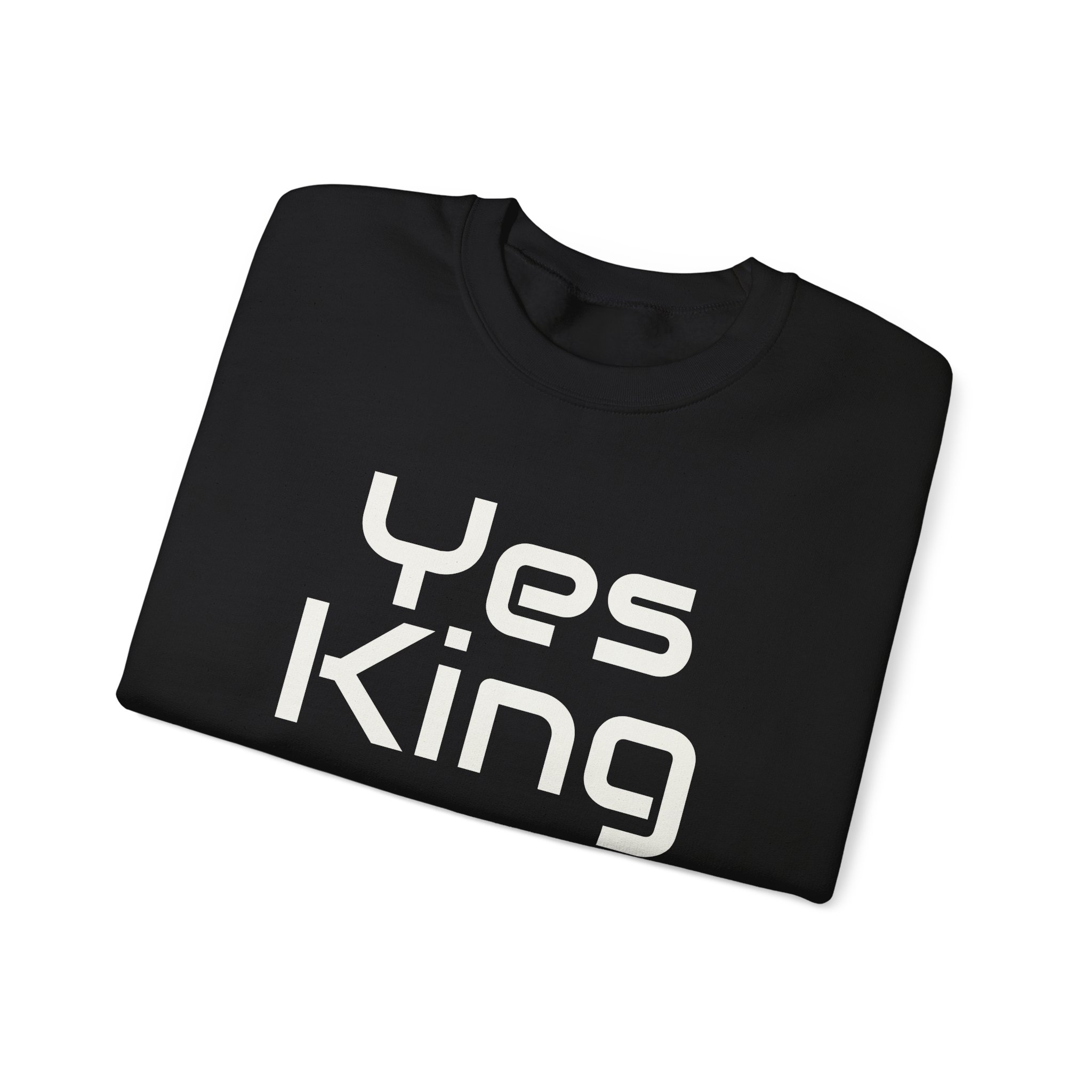 Yes King Sweatshirt (White Print) – Bild 3