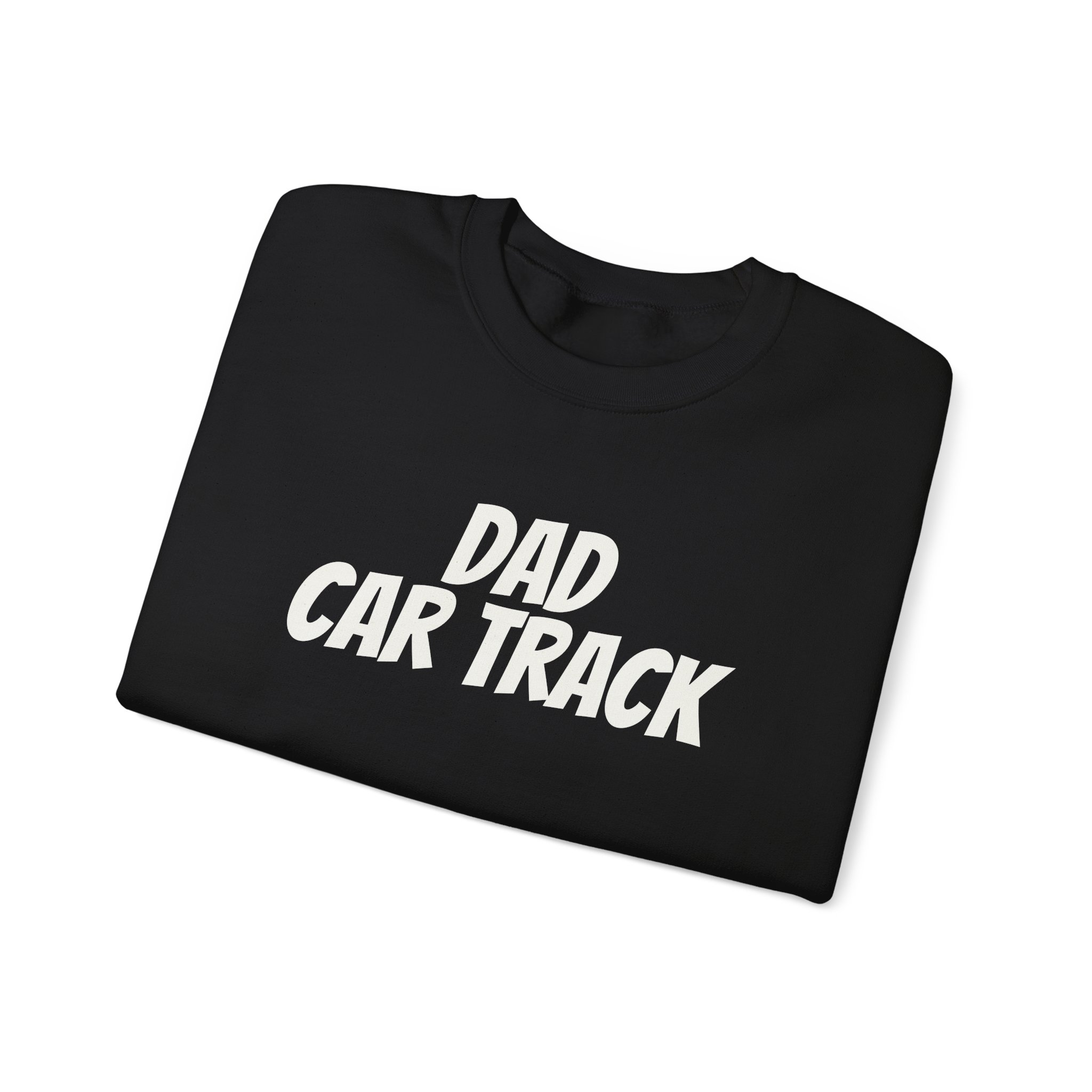 Dad Car Track Sweatshirt (White Print) – Bild 3