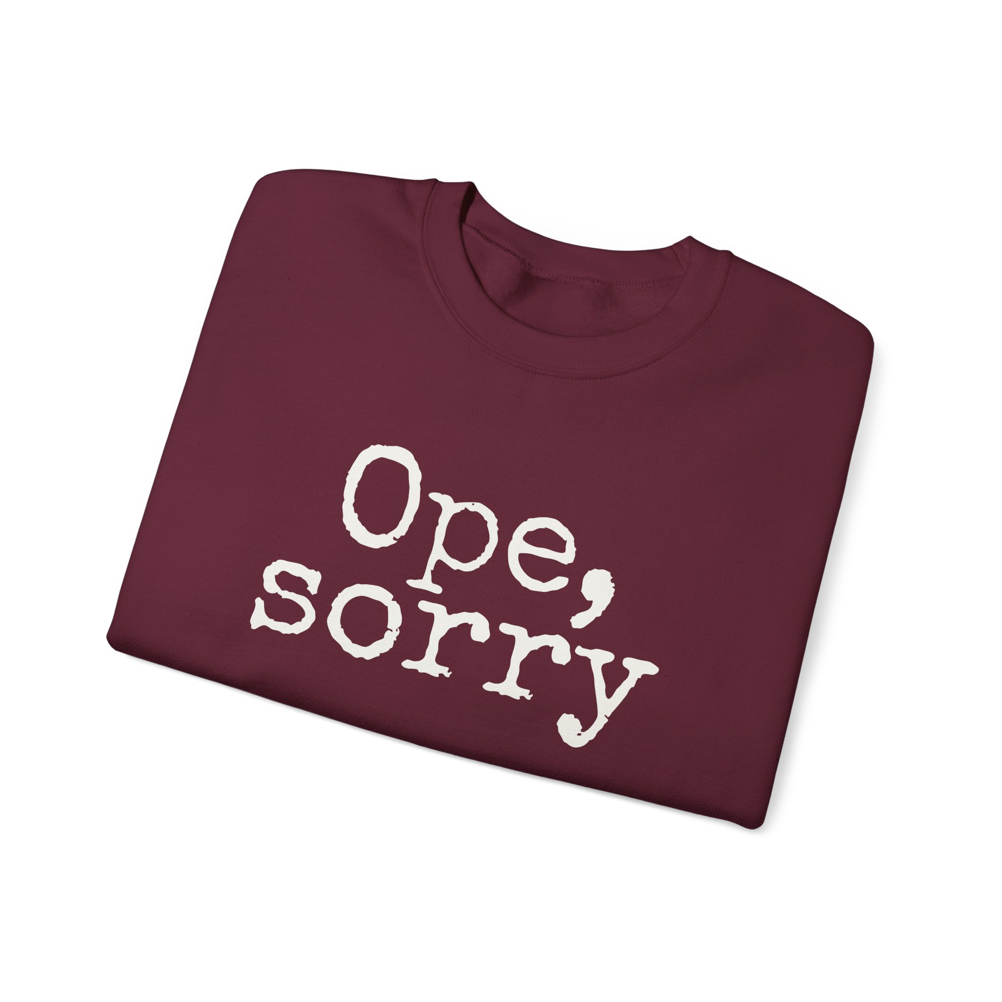 Ope, Sorry Sweatshirt (White Print) – Bild 7