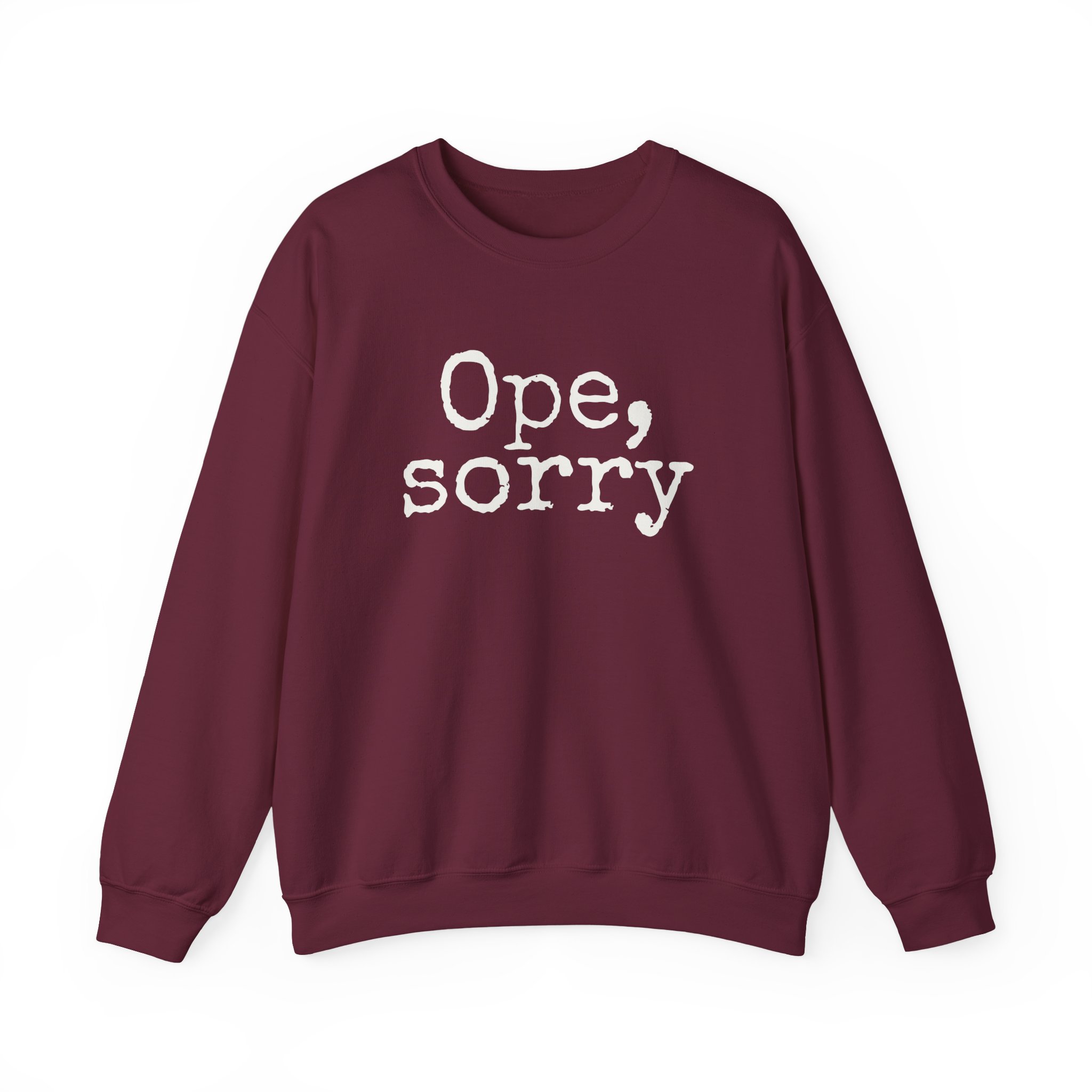 Ope, Sorry Sweatshirt (White Print) – Bild 5