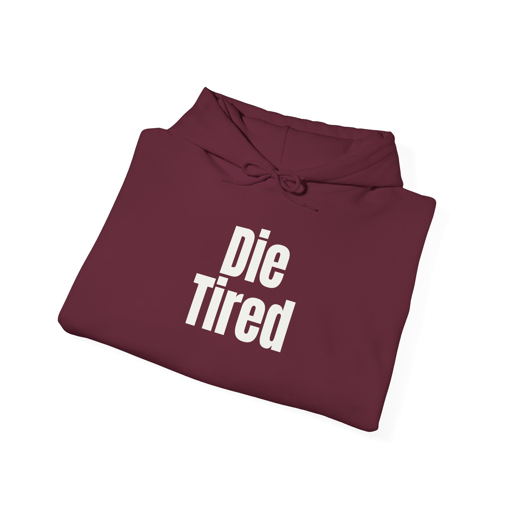 Die Tired Hoodie (White Print) - Image 8