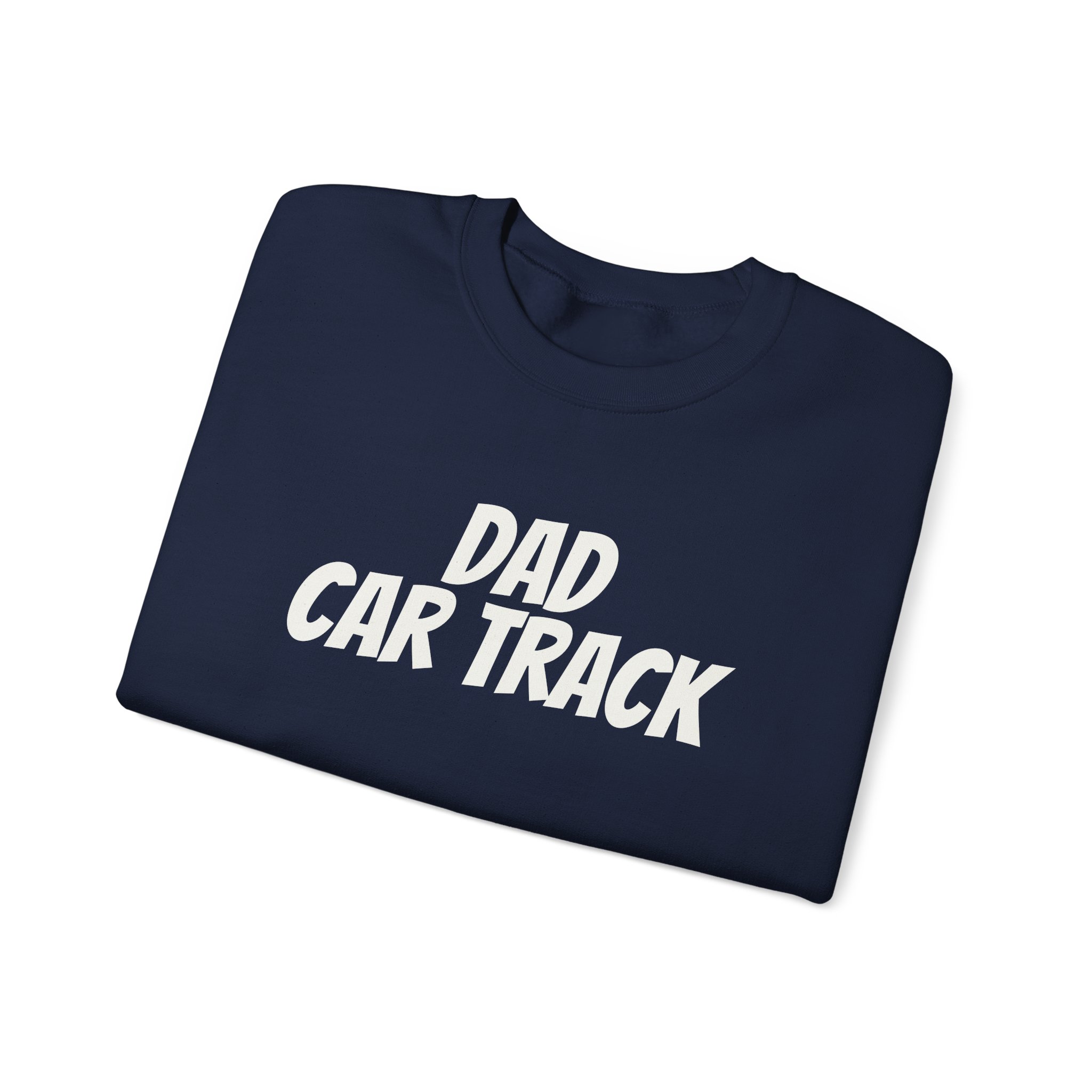 Dad Car Track Sweatshirt (White Print) – Bild 19
