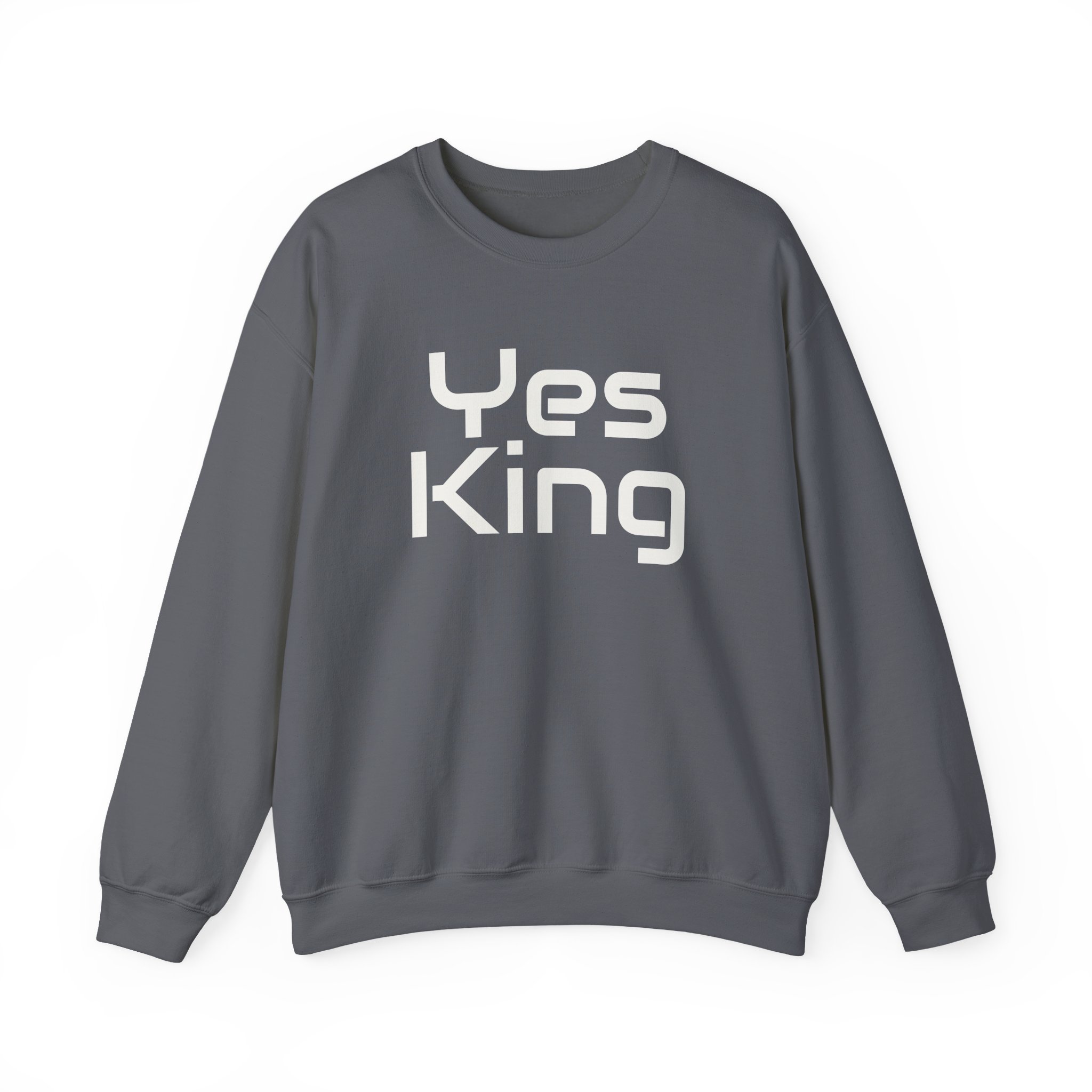 Yes King Sweatshirt (White Print) – Bild 13