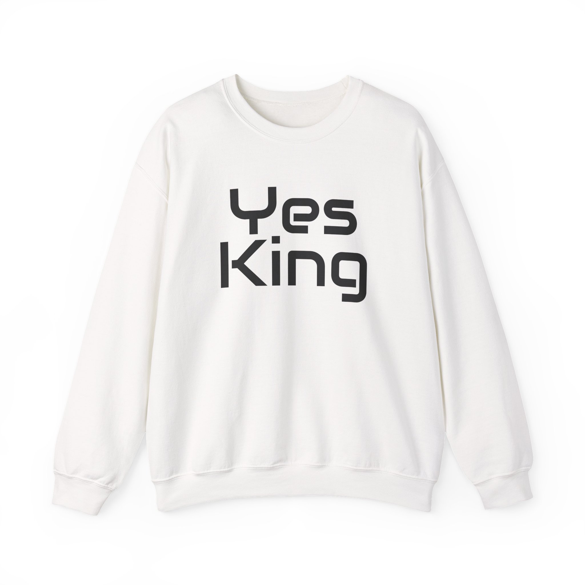 Sweat-shirt Yes King (impression noire)