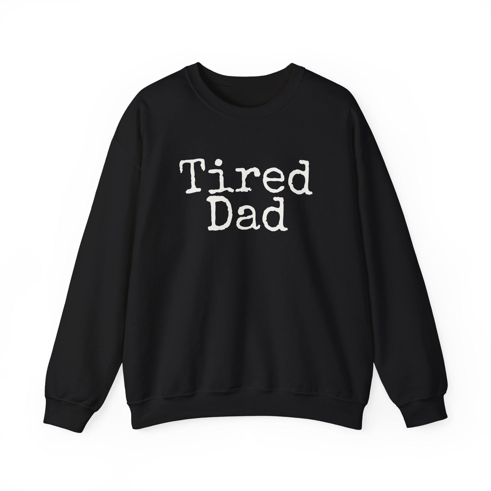 Sweat-shirt Tired Dad (impression blanche)