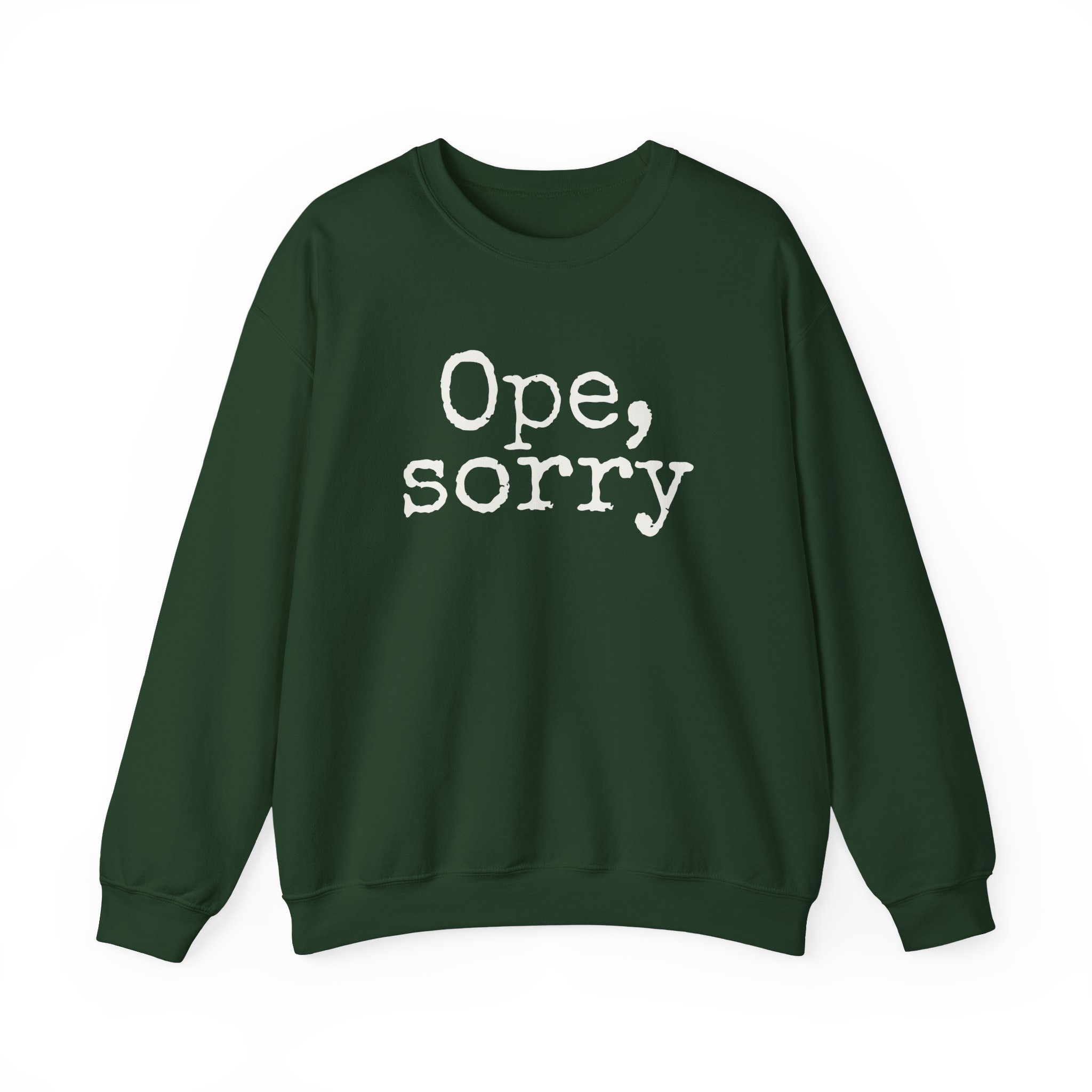 Ope, Sorry Sweatshirt (White Print) – Bild 9