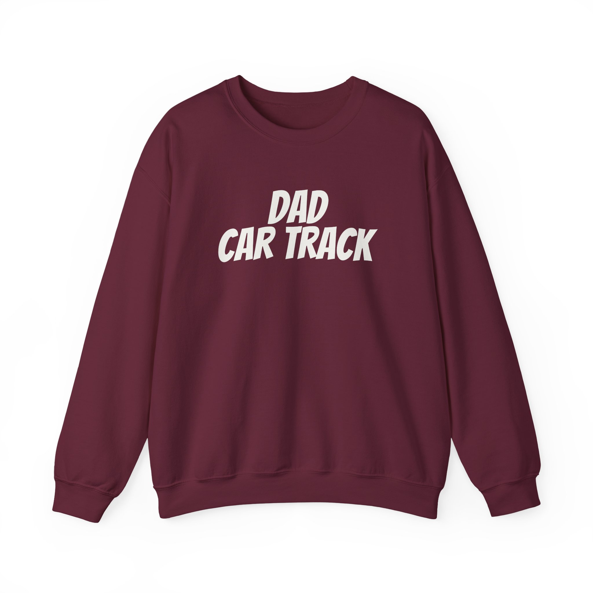 Dad Car Track Sweatshirt (White Print) – Bild 5