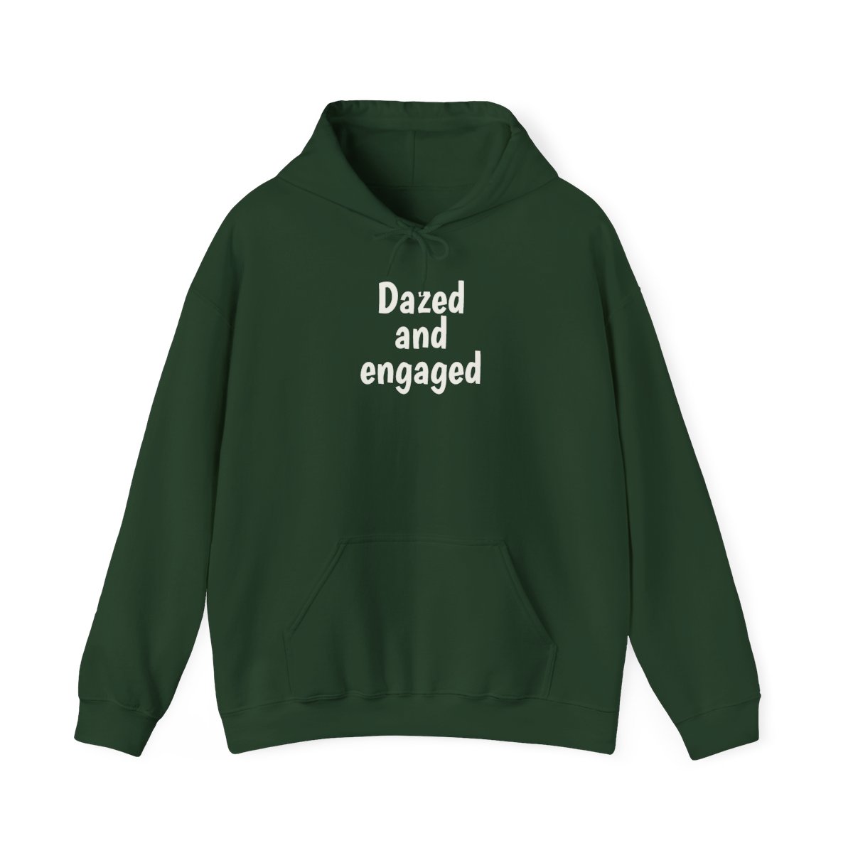 Dazed And Engaged Hoodie (White Print)