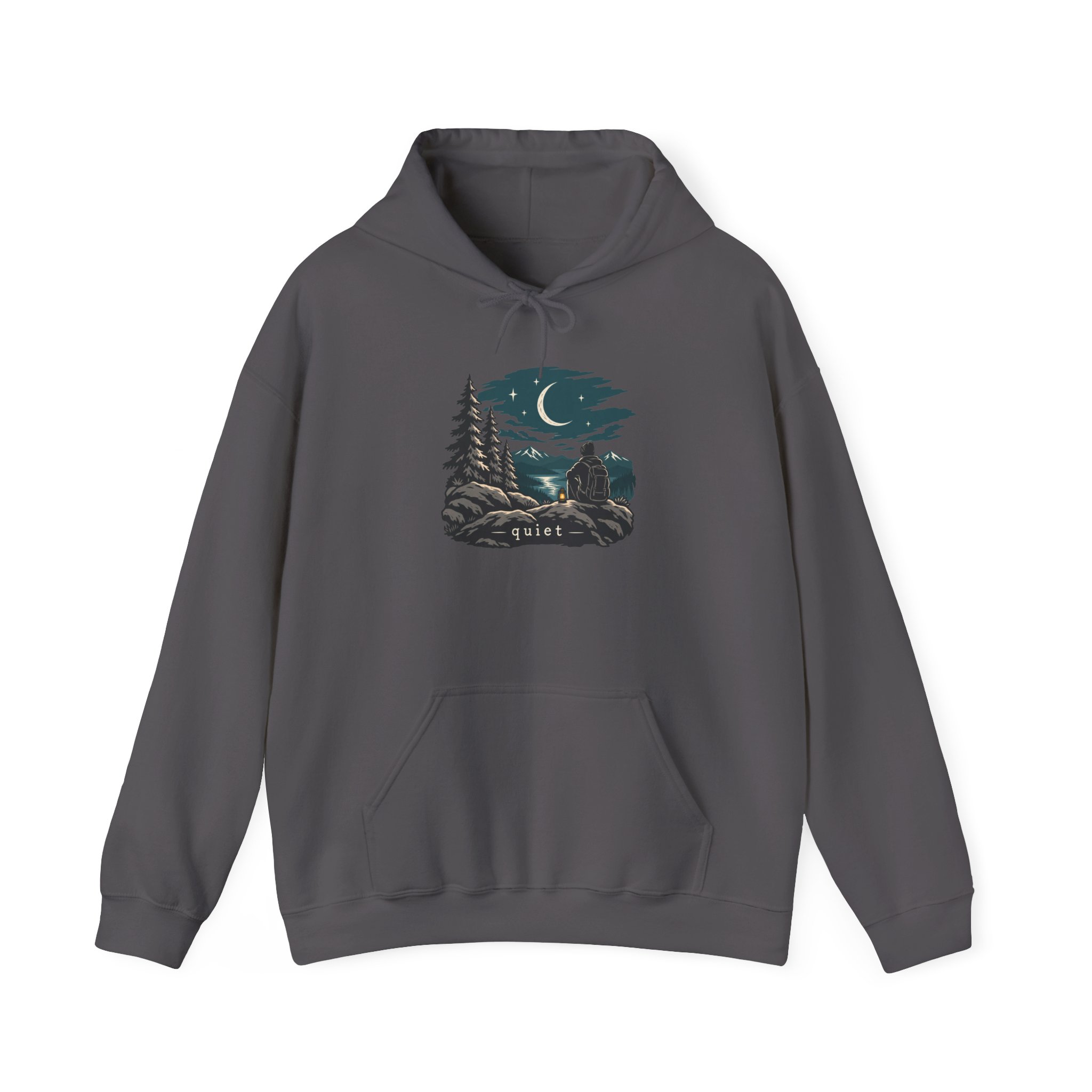 Ridge & Moon Hoodie — Black – Bild 2