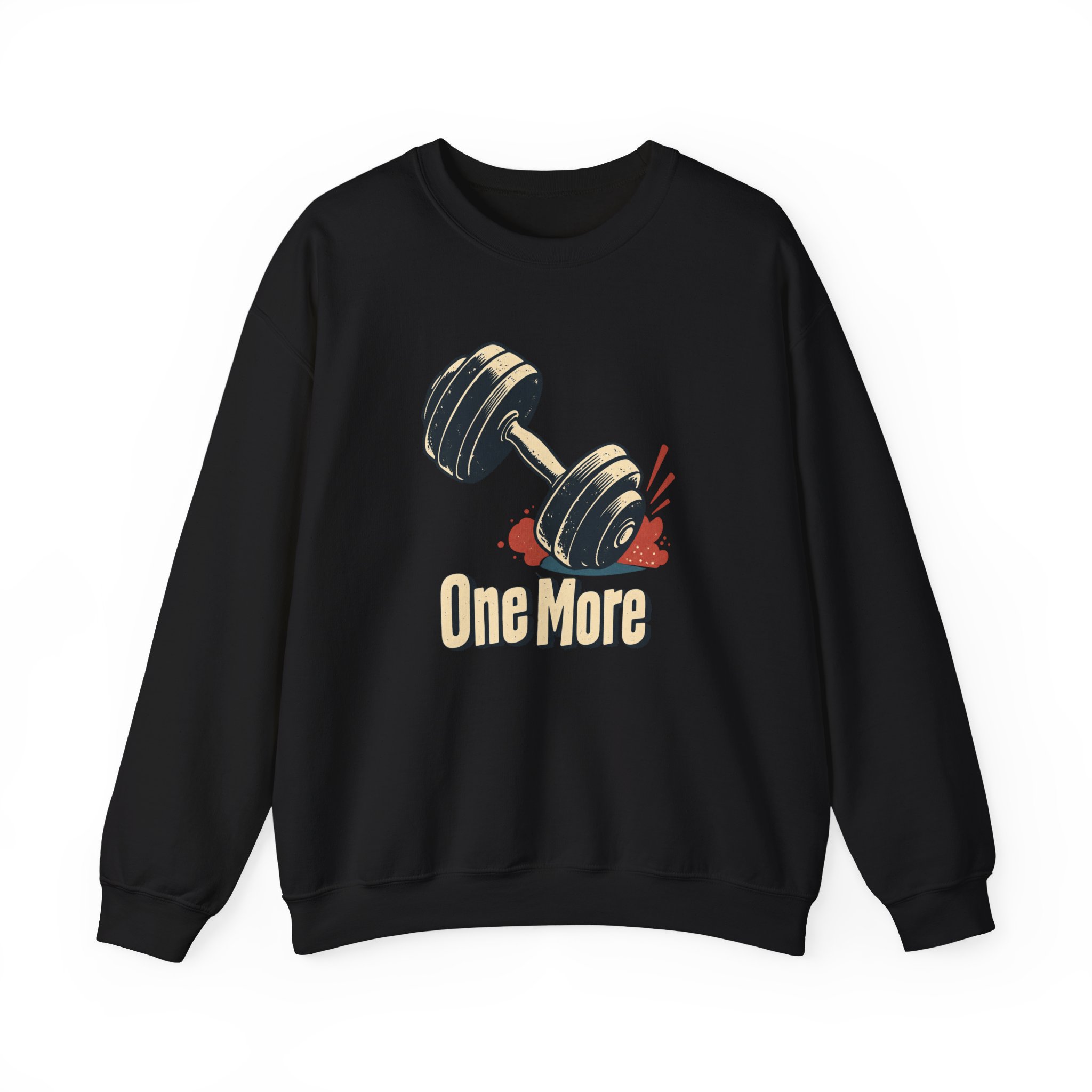 Dropped Set Sweatshirt — Schwarz
