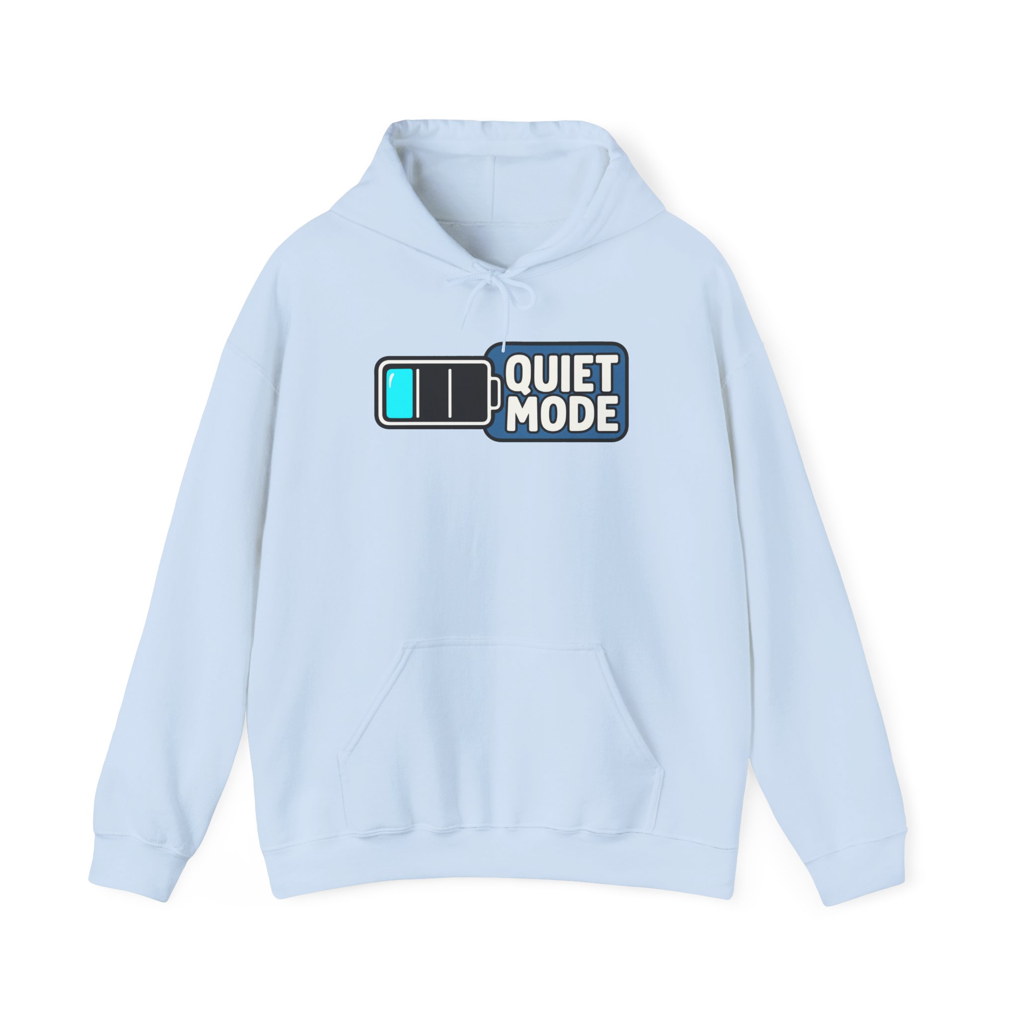 Quiet Mode Hoodie — White – Image 2