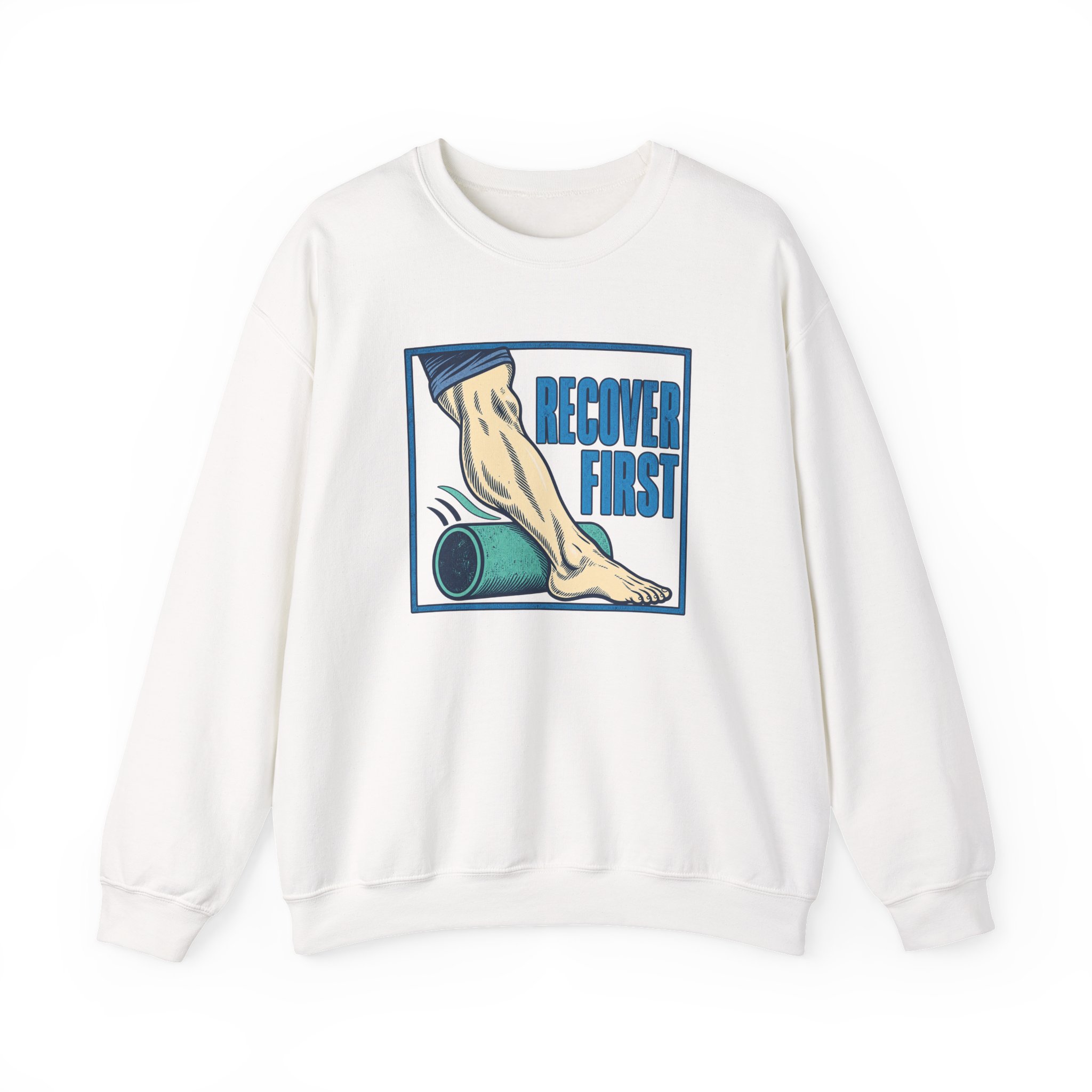 Foam-Roll Pause Sweatshirt — Weiß