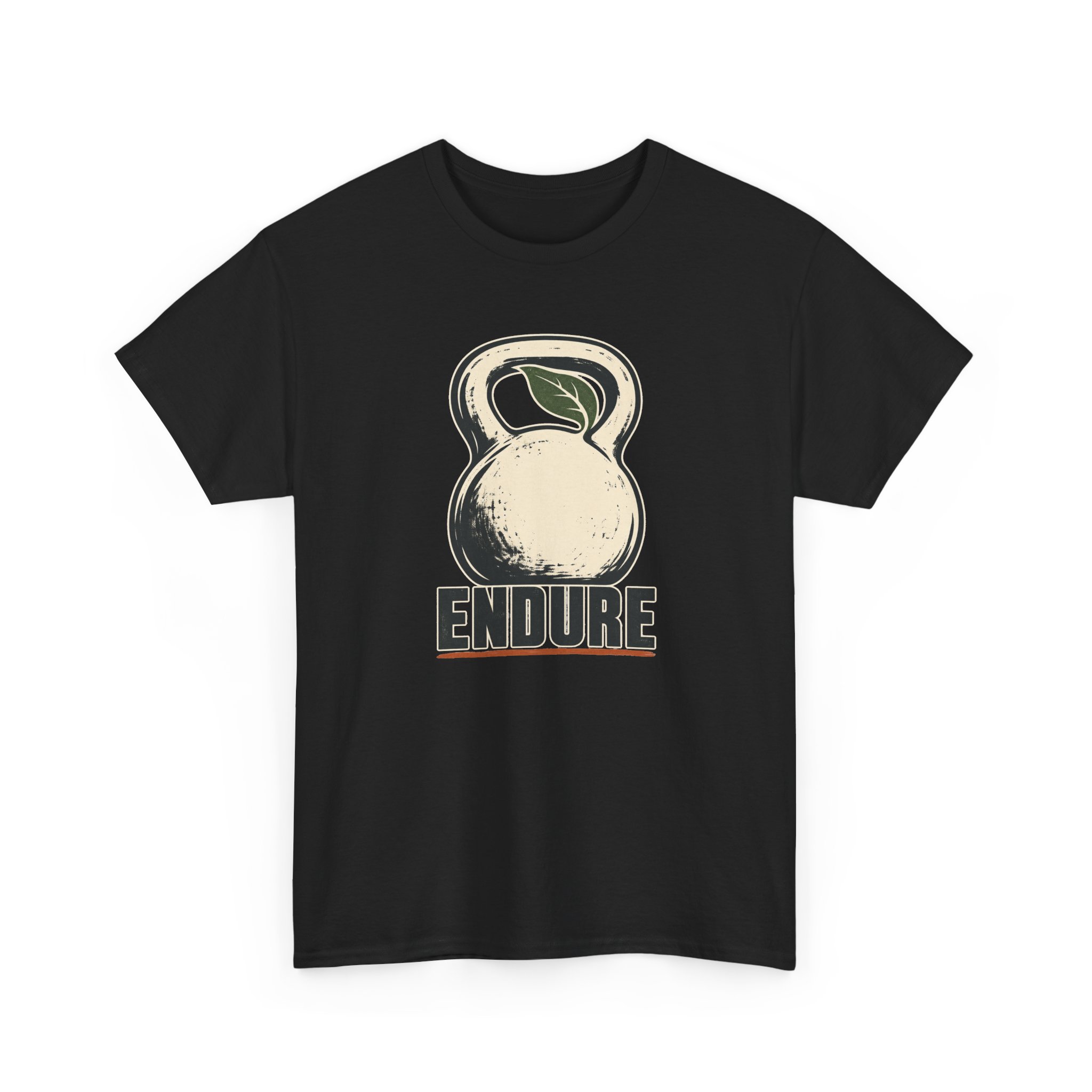 Endure Kettlebell Emblem T-Shirt — Schwarz
