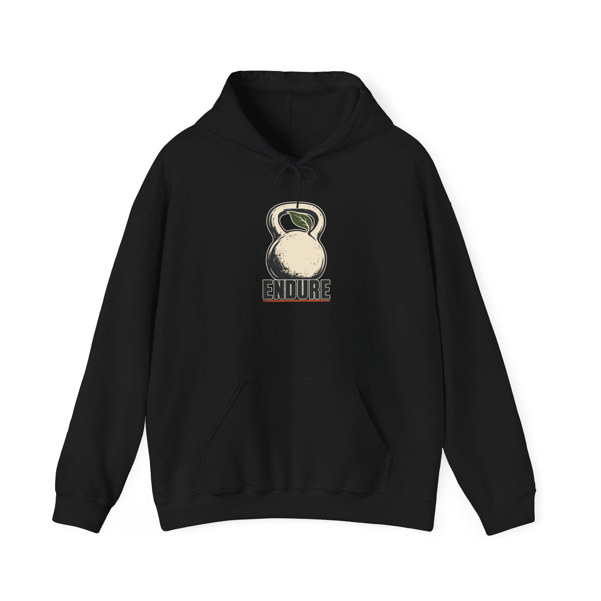 Endure Kettlebell Emblem Hoodie — Schwarz