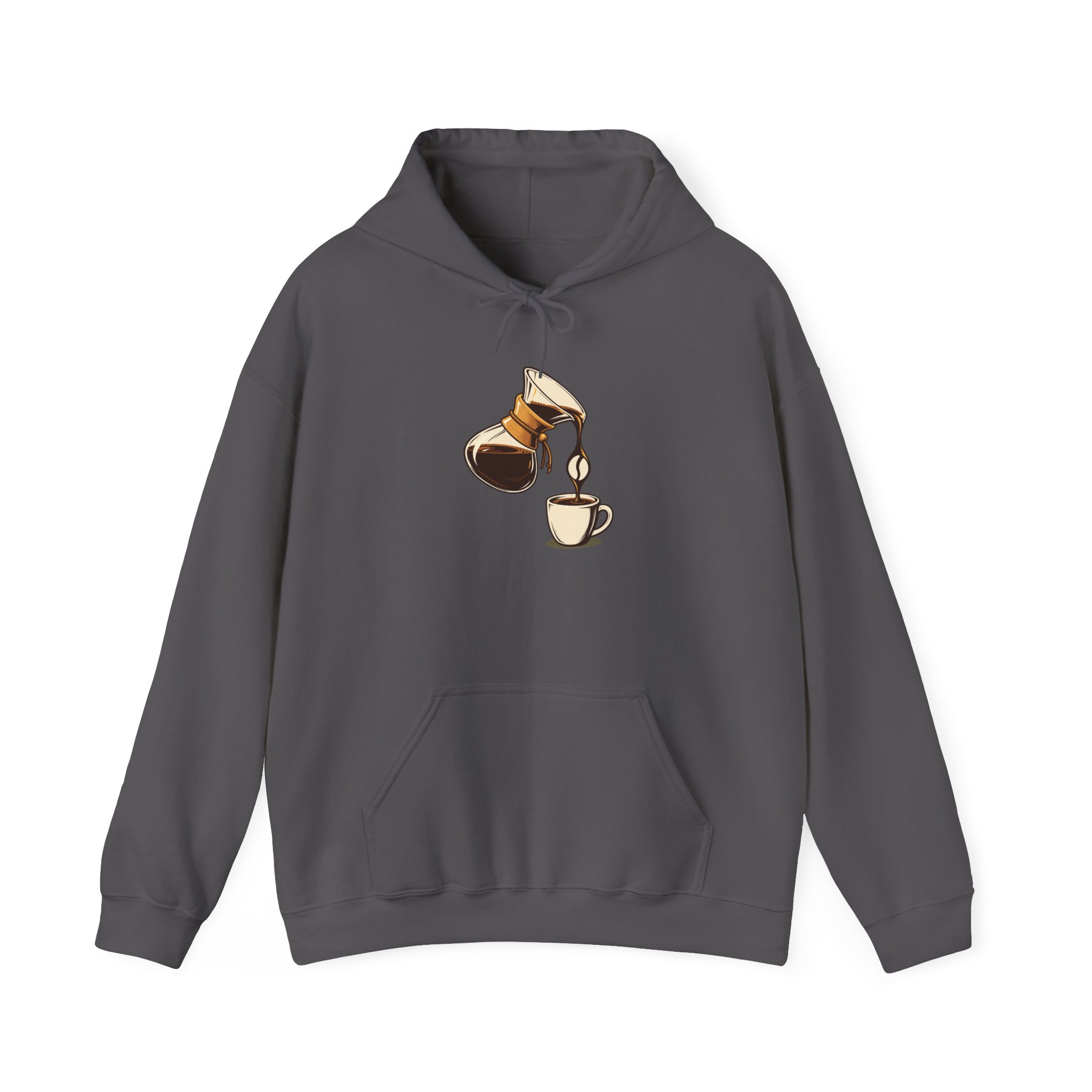 Pour-Over Negative Hoodie — Black – Image 2