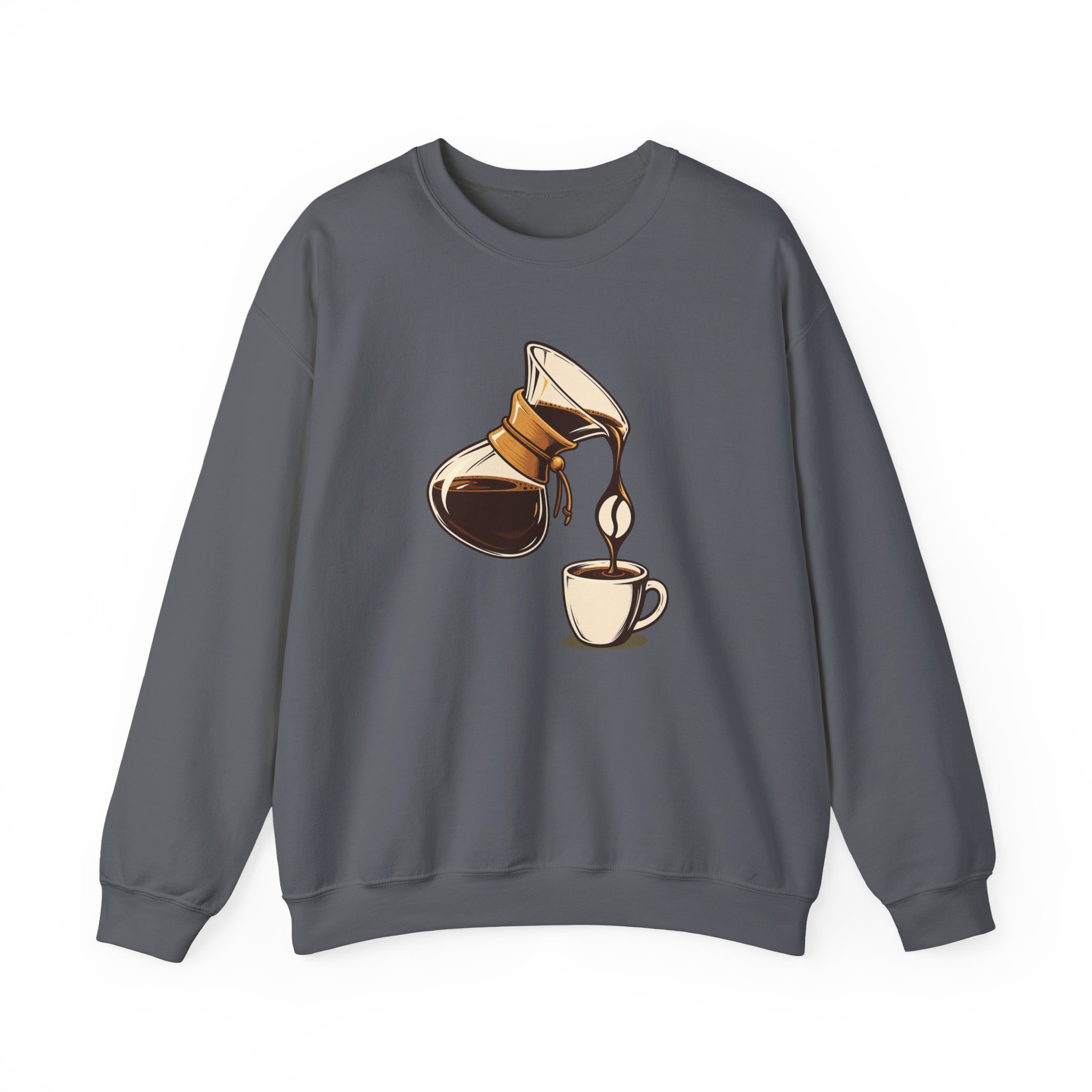 Pour-Over Negative Sweatshirt — Black – Image 2