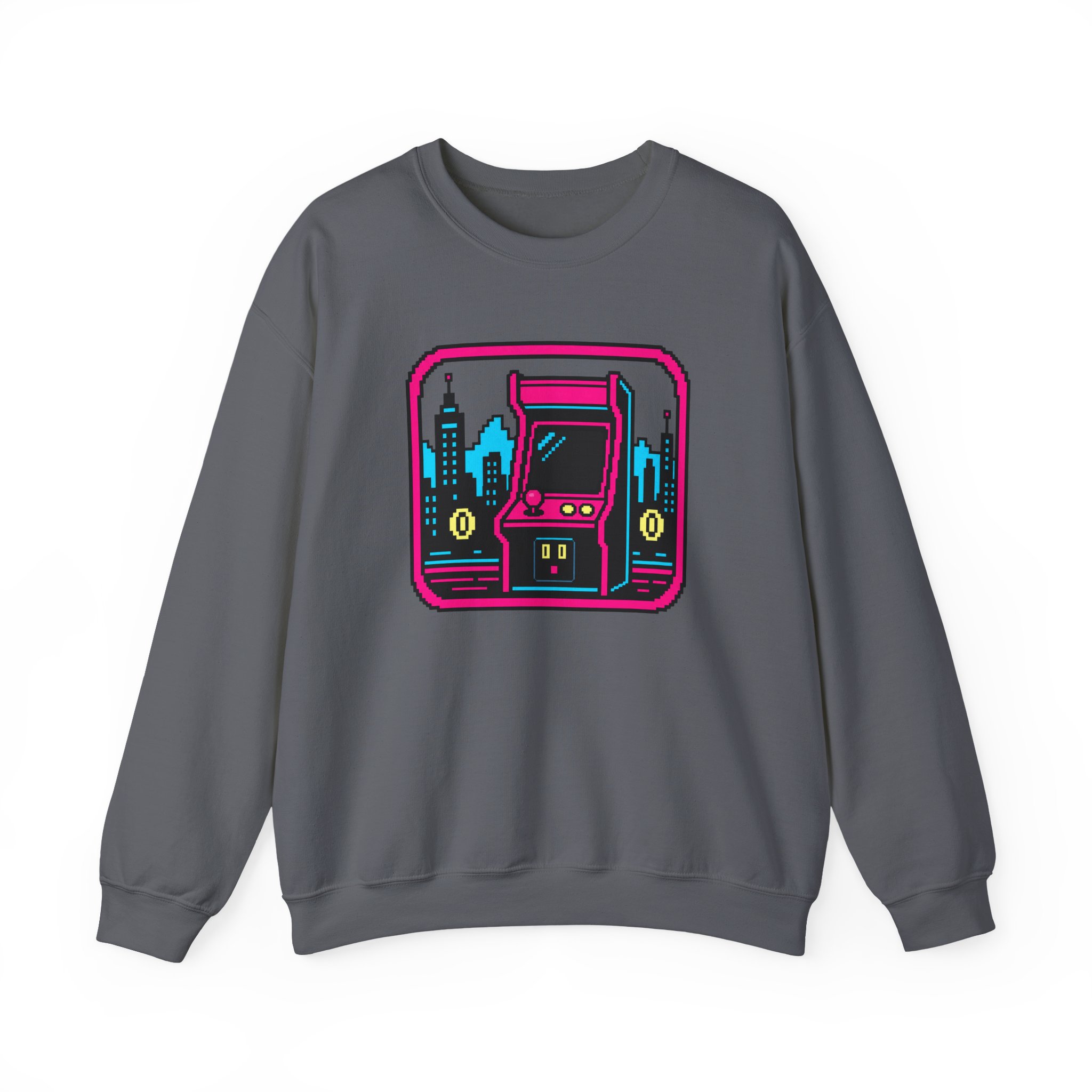 Neon Cabinet Night Sweatshirt — Black – Bild 2