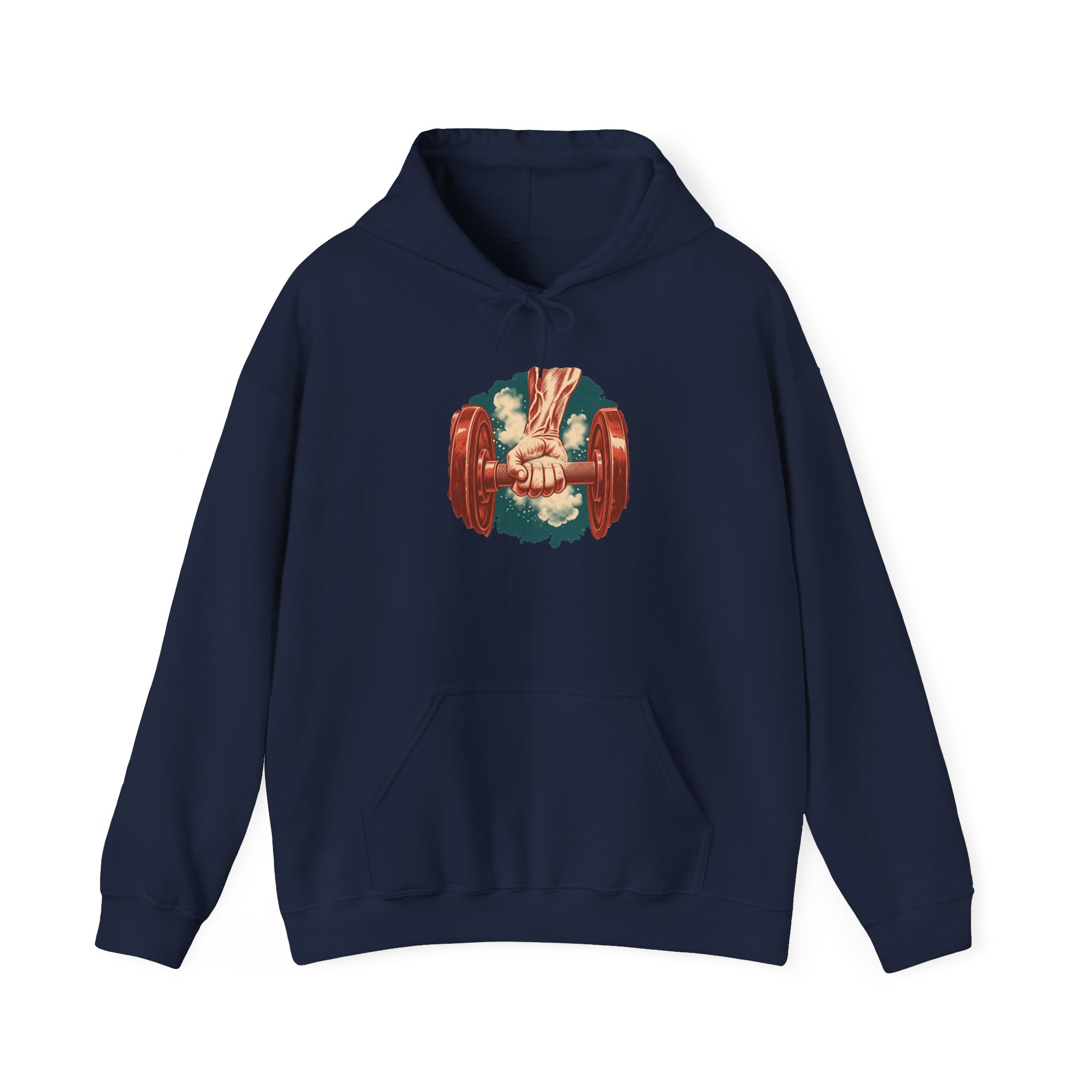 Chalk Halo Hoodie — Black – Image 3
