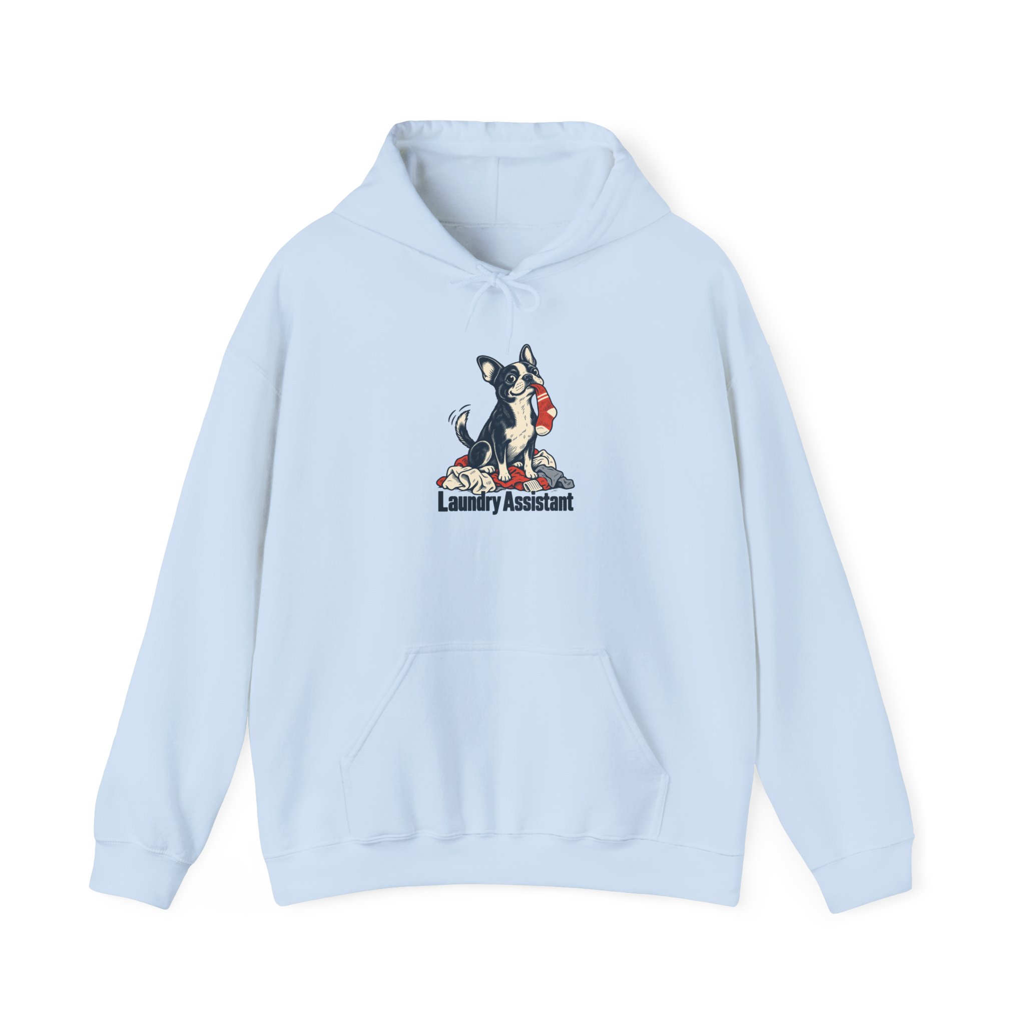 Laundry Assistant Hoodie — White – Image 2