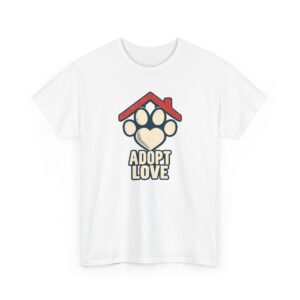 Shelter Heart Mark T-Shirt — White