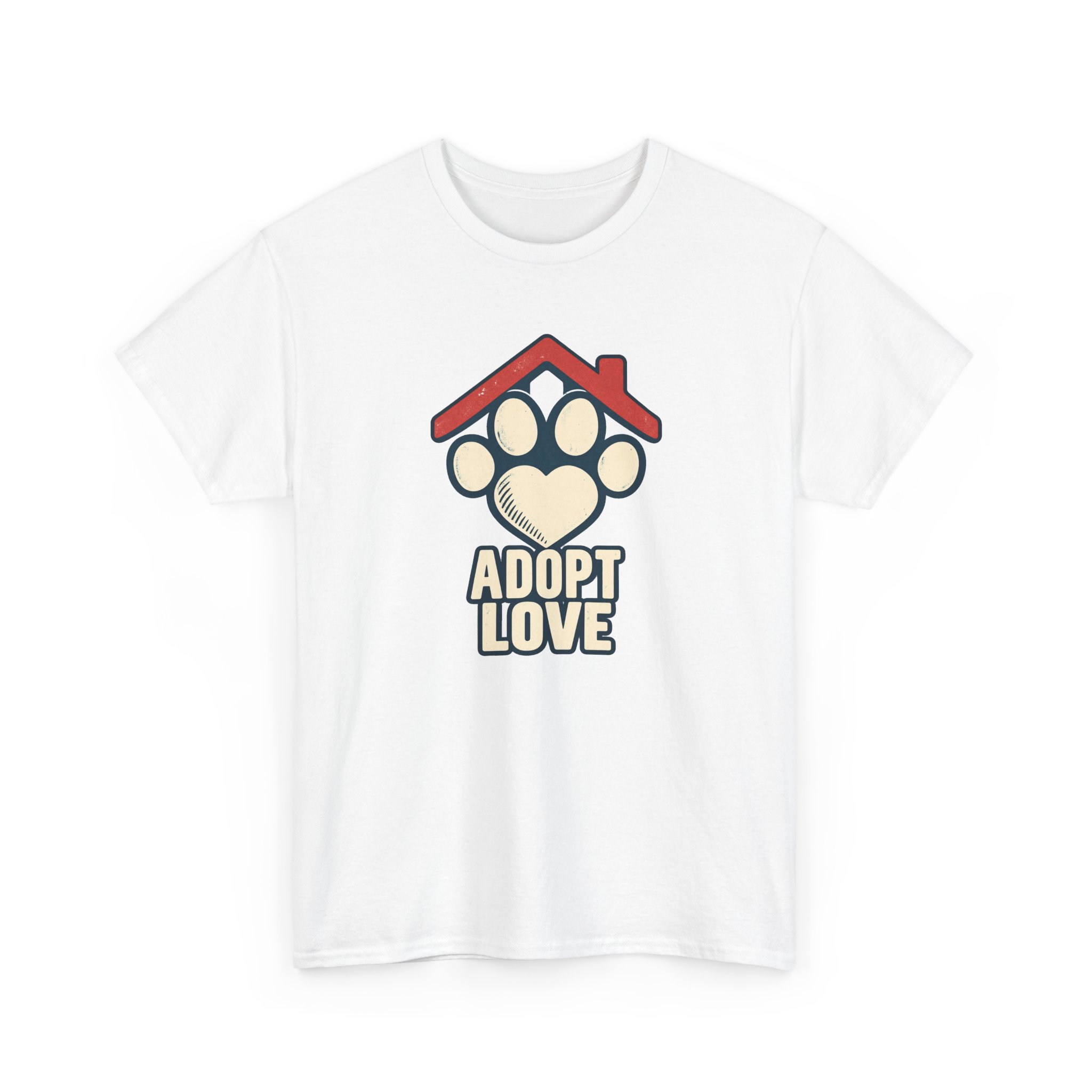 Shelter Heart Mark T-Shirt — White