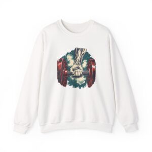 Chalk Halo Sweatshirt — White