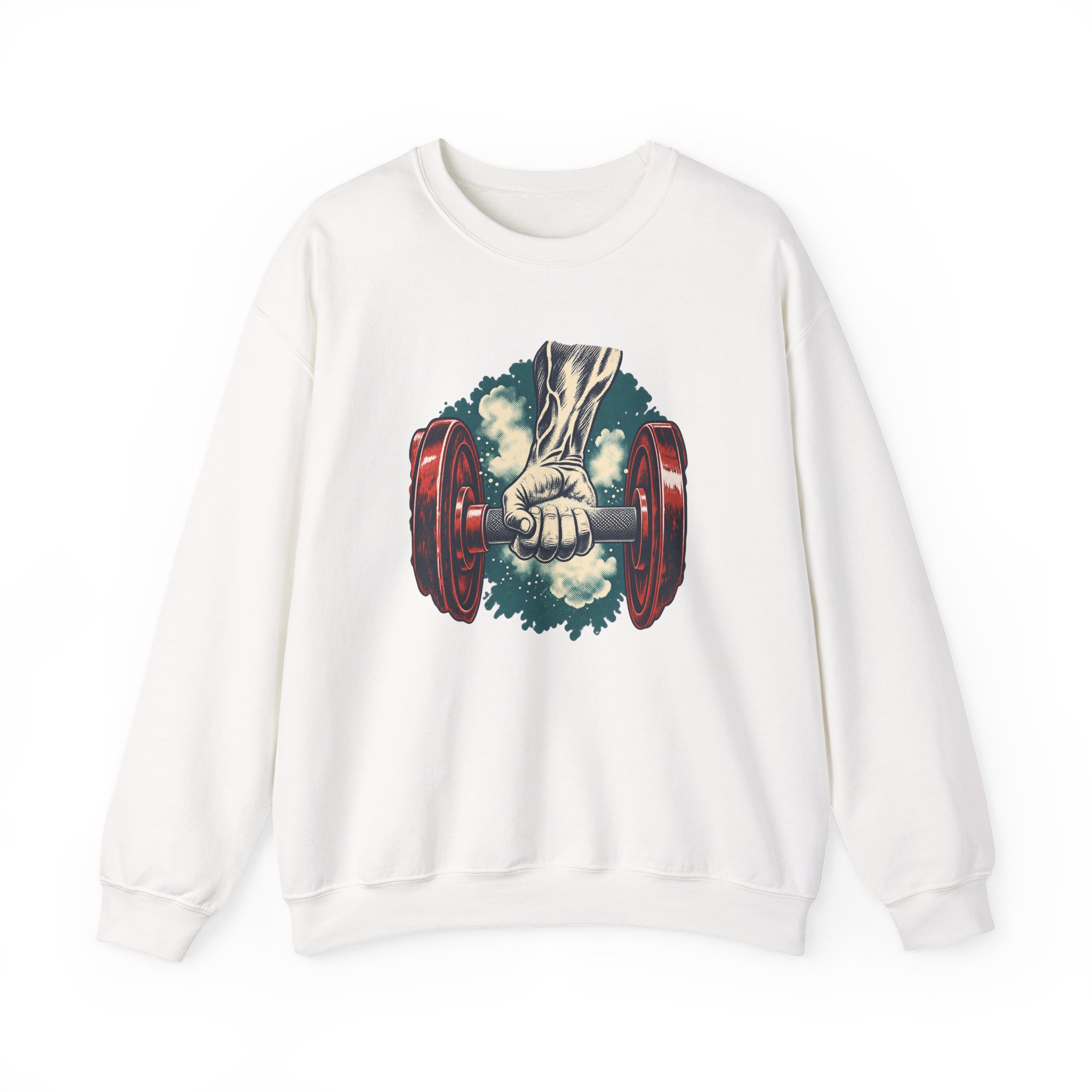 Chalk Halo Sweatshirt — White