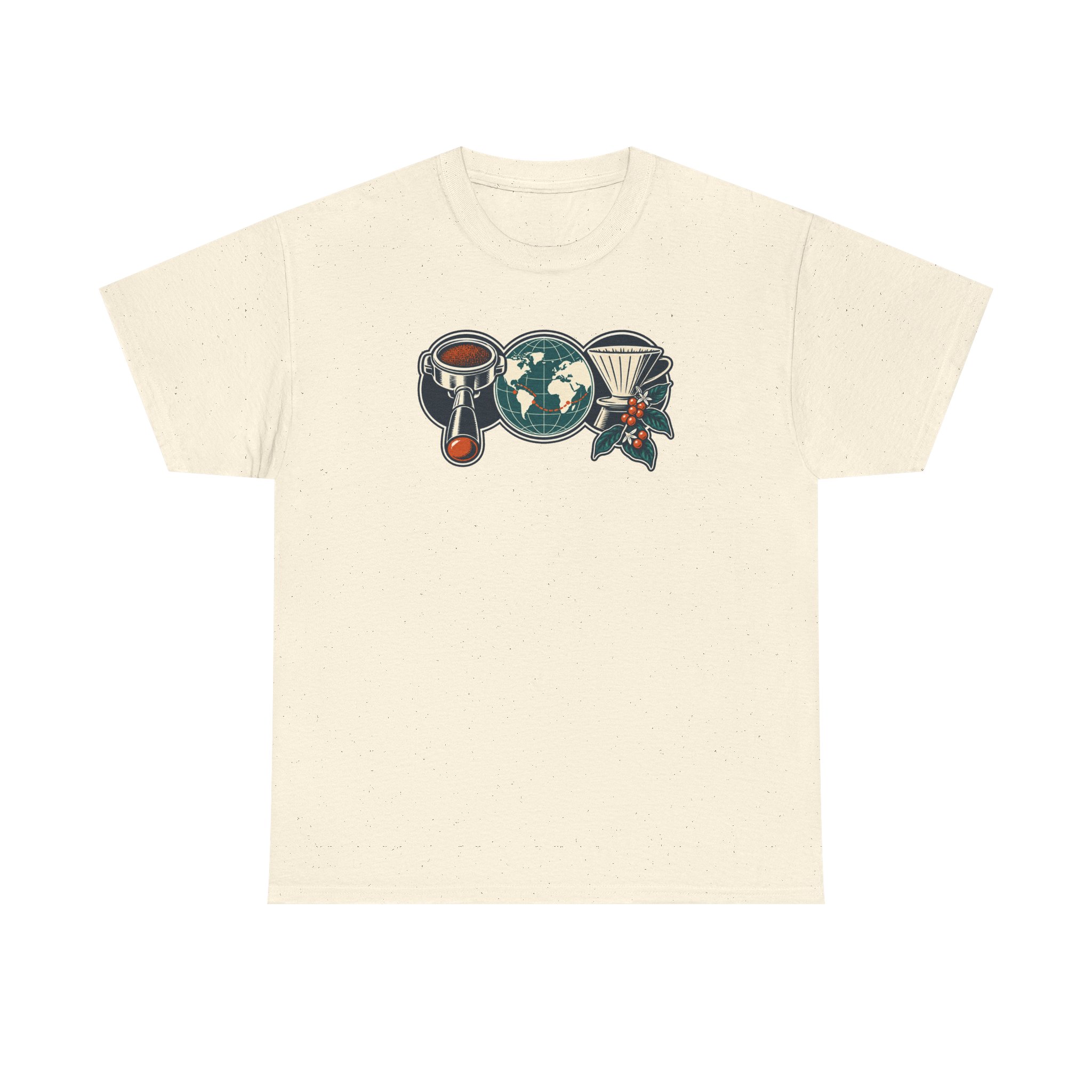 Coffee Codex Trio T-Shirt — White – Image 3