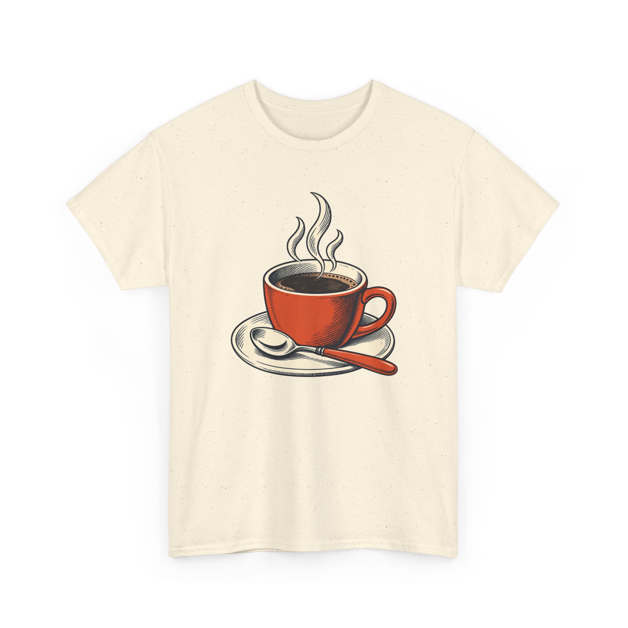 Snooze Spoon T-Shirt — White - Image 3