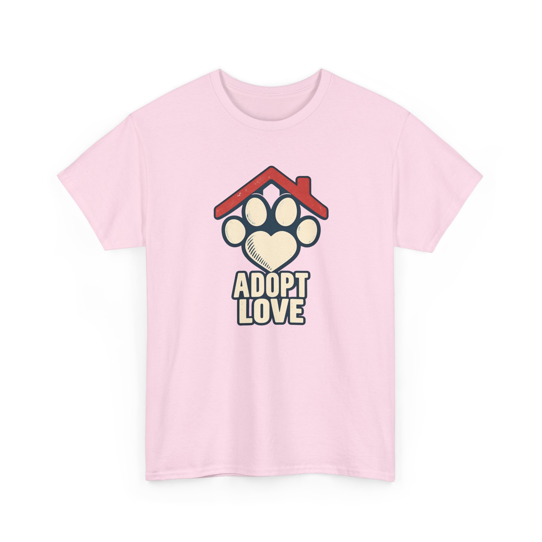 Shelter Heart Mark T-Shirt — White - Image 2
