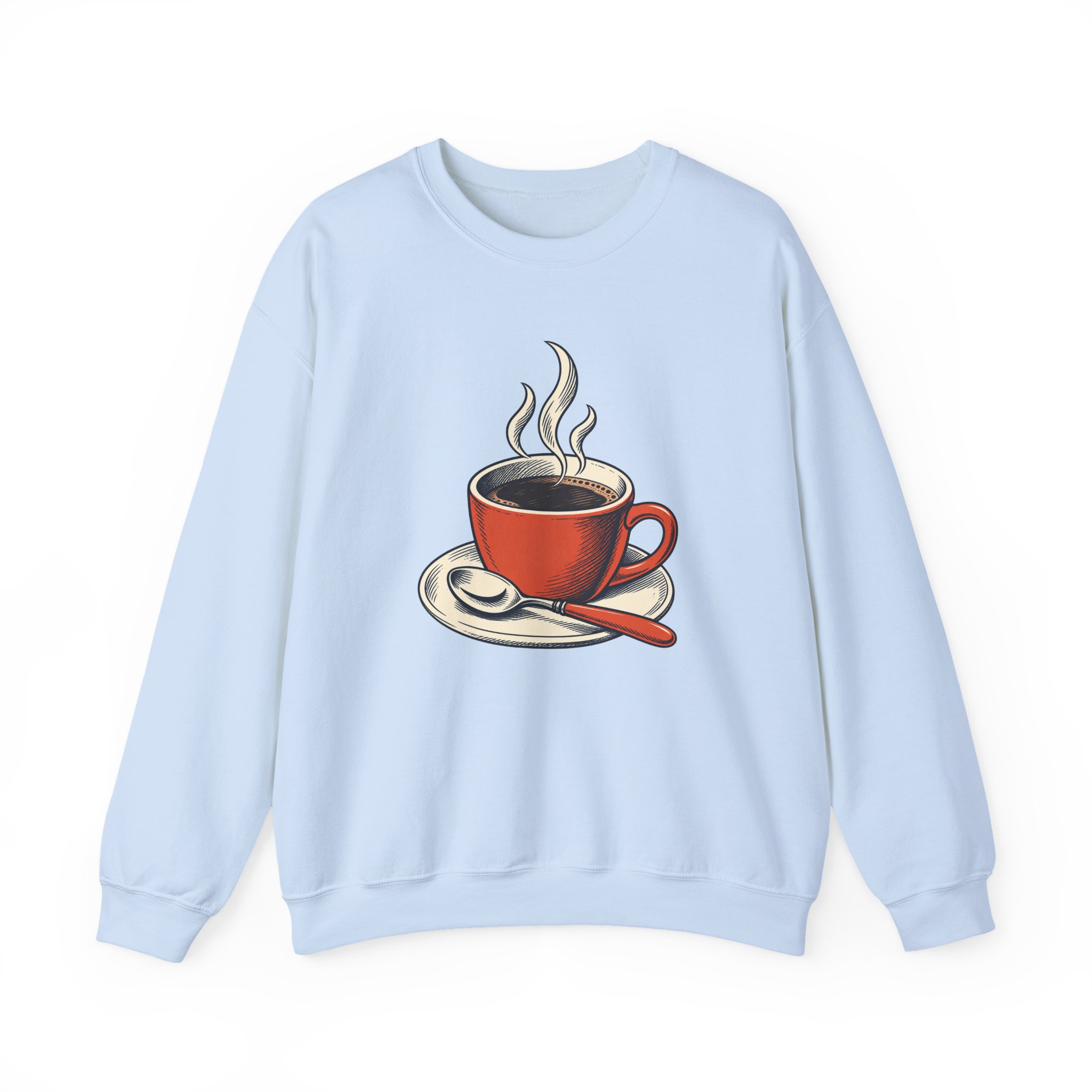 Snooze Spoon Sweatshirt — White - Image 2