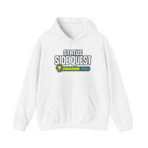 Side Quest Progress Hoodie — Weiß