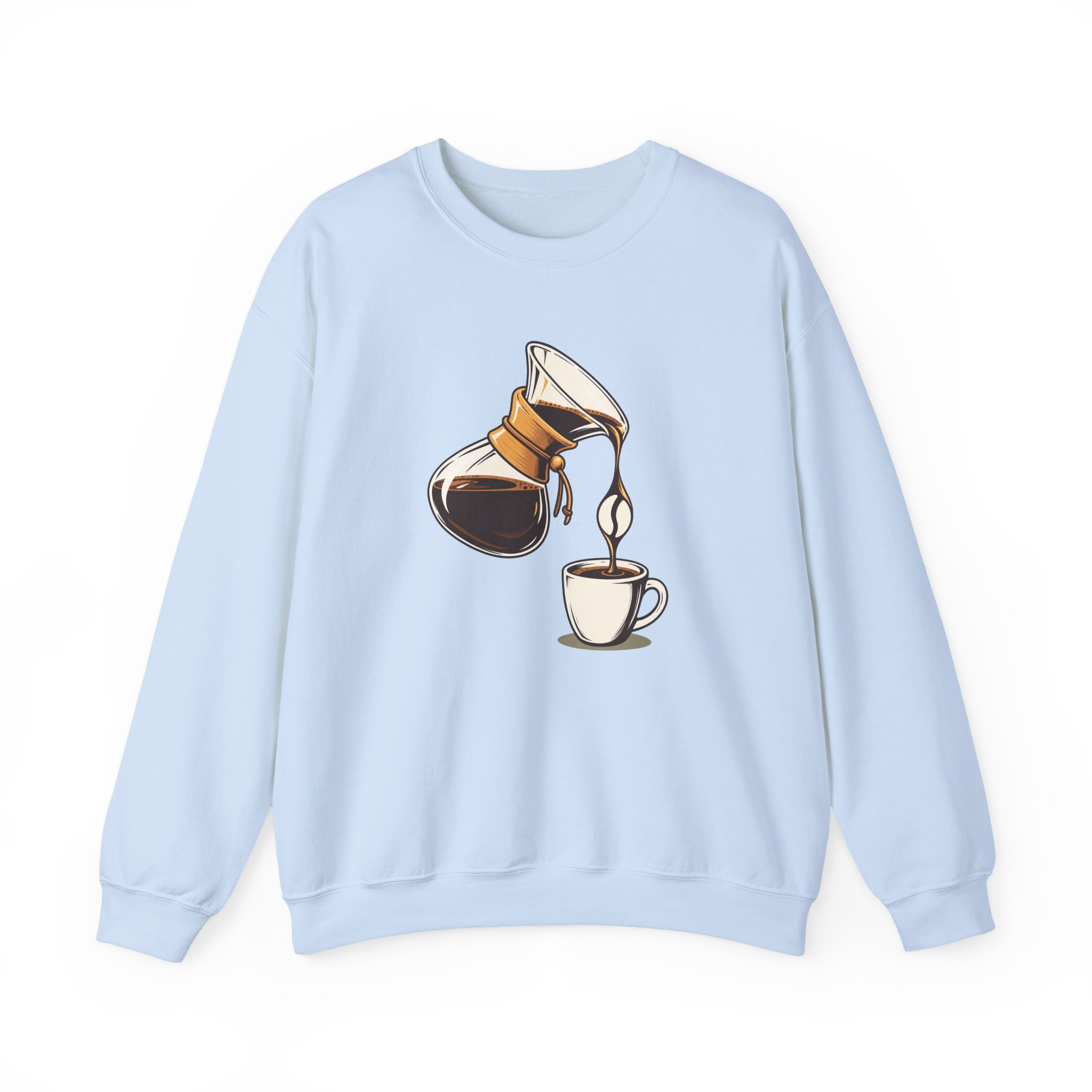 Pour-Over Negative Sweatshirt — White – Bild 2