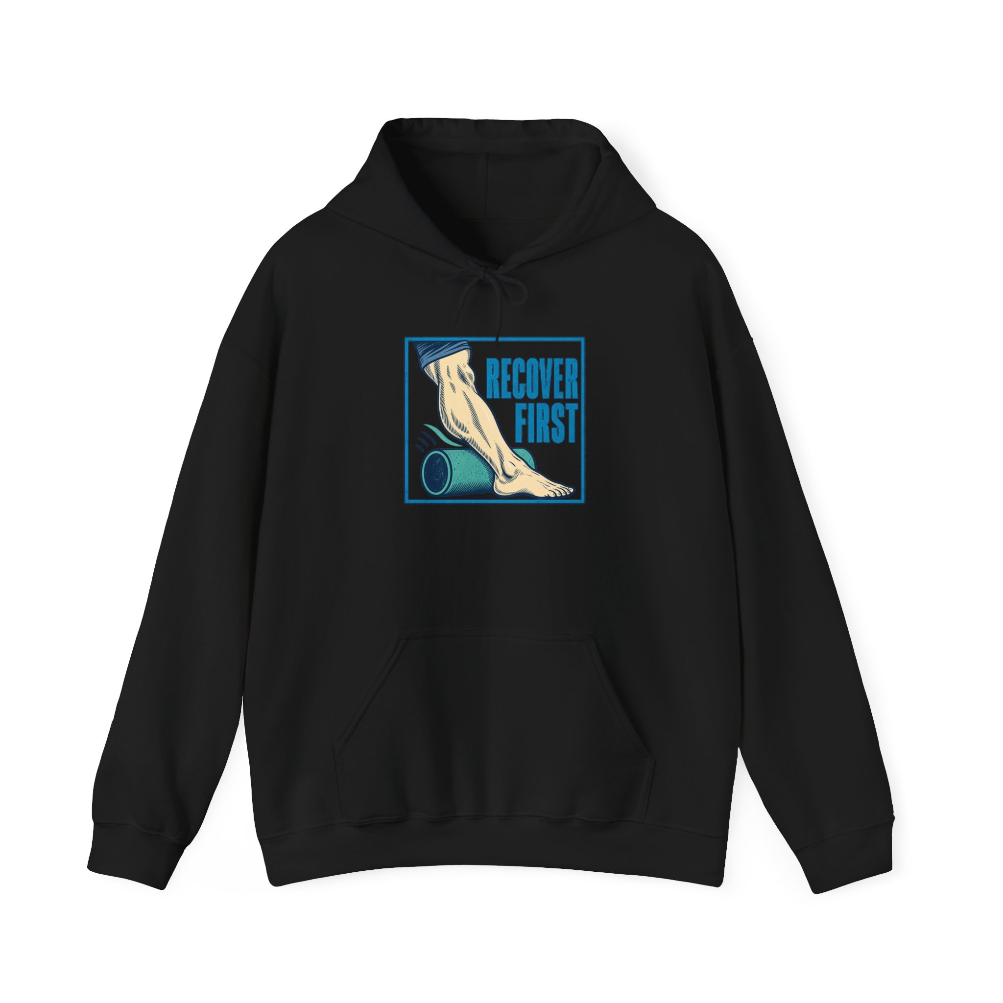 Foam-Roll Pause Hoodie — Schwarz