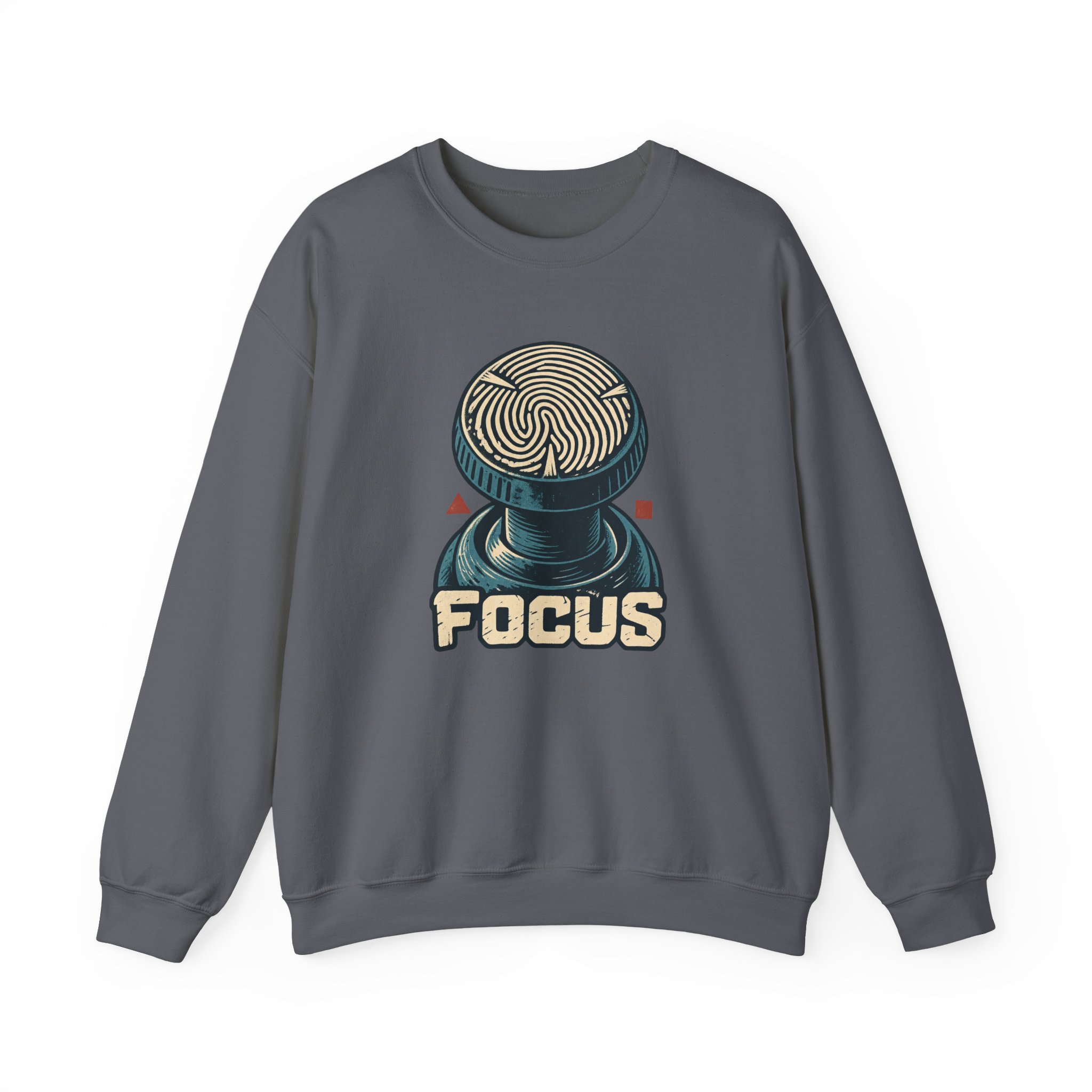 Analog Thumbprint Sweatshirt — Black - Image 2