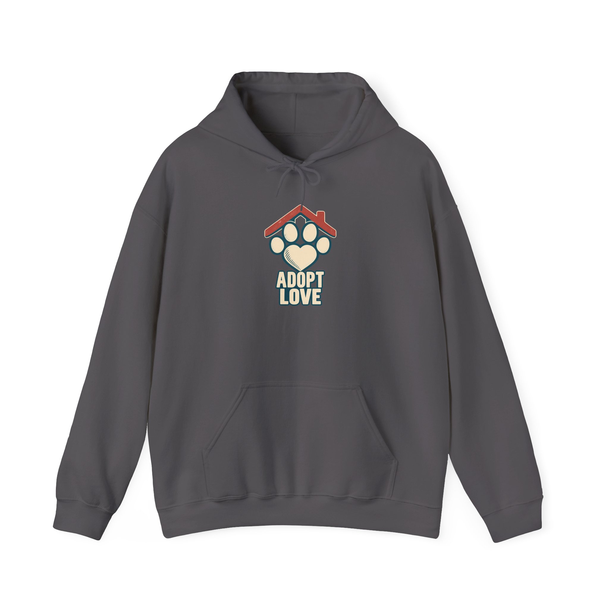 Shelter Heart Mark Hoodie — Black - Image 2