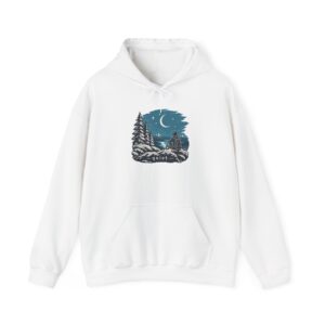 Ridge & Moon Hoodie — Weiß