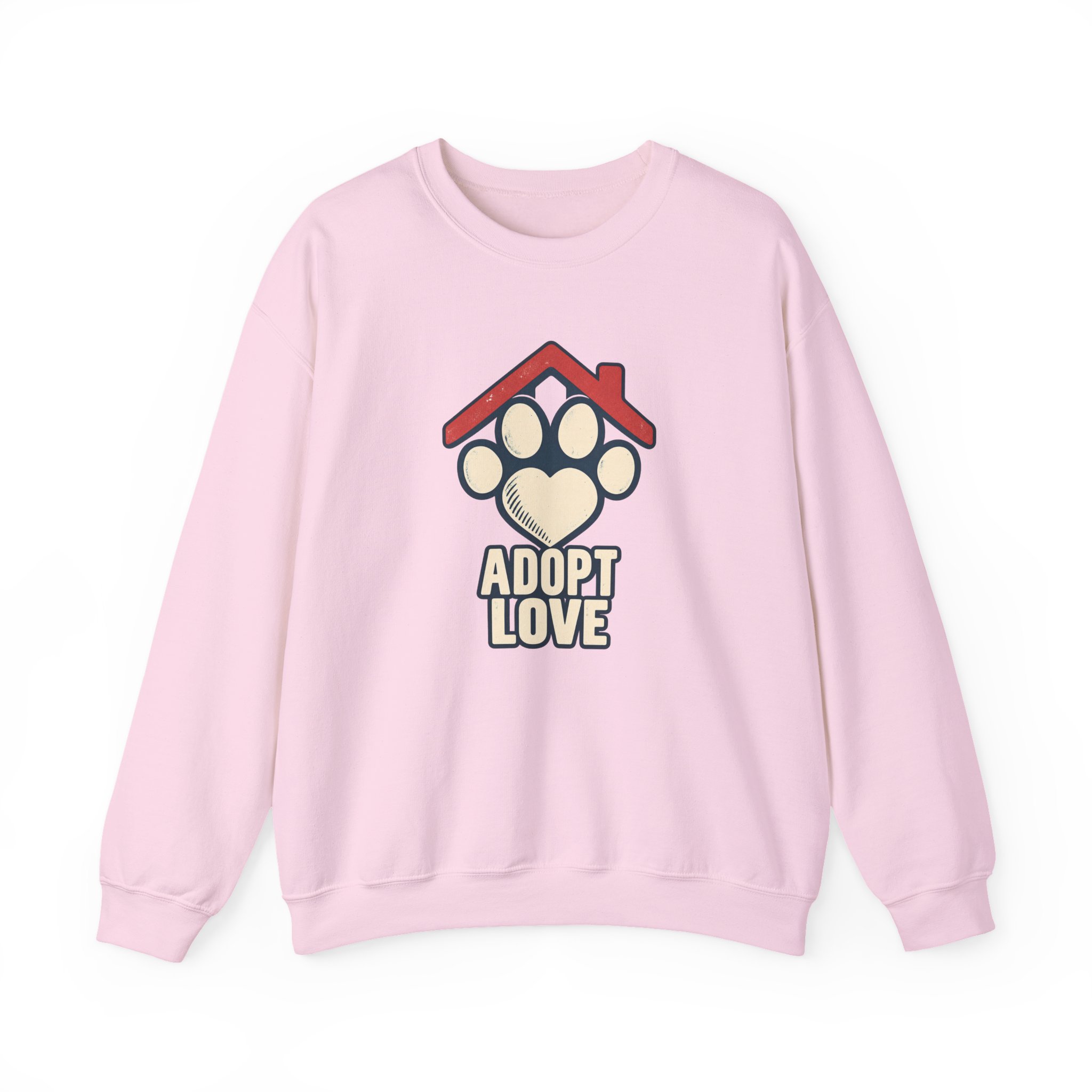 Shelter Heart Mark Sweatshirt — White - Image 3