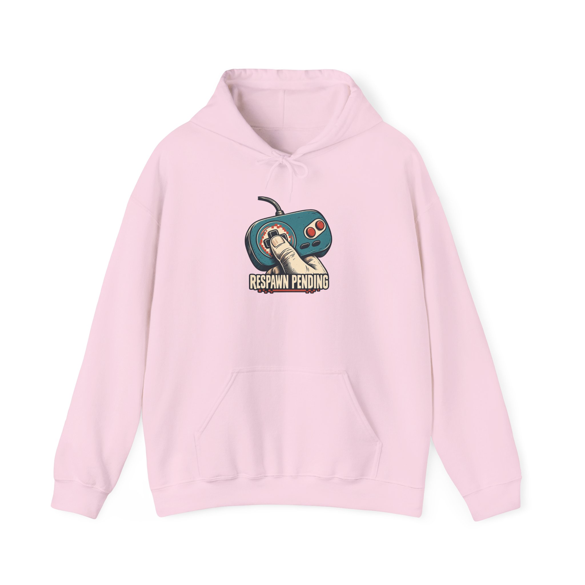 Thumbs-Up Respawn Hoodie — White - Image 3