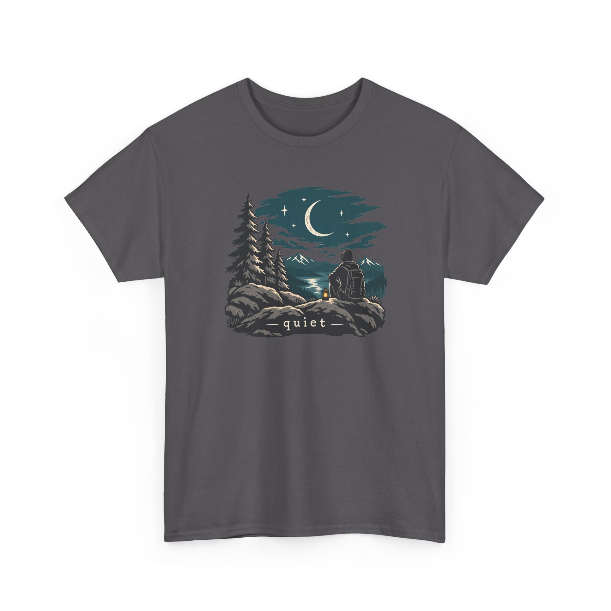 Ridge & Moon T-Shirt — Black – Bild 2