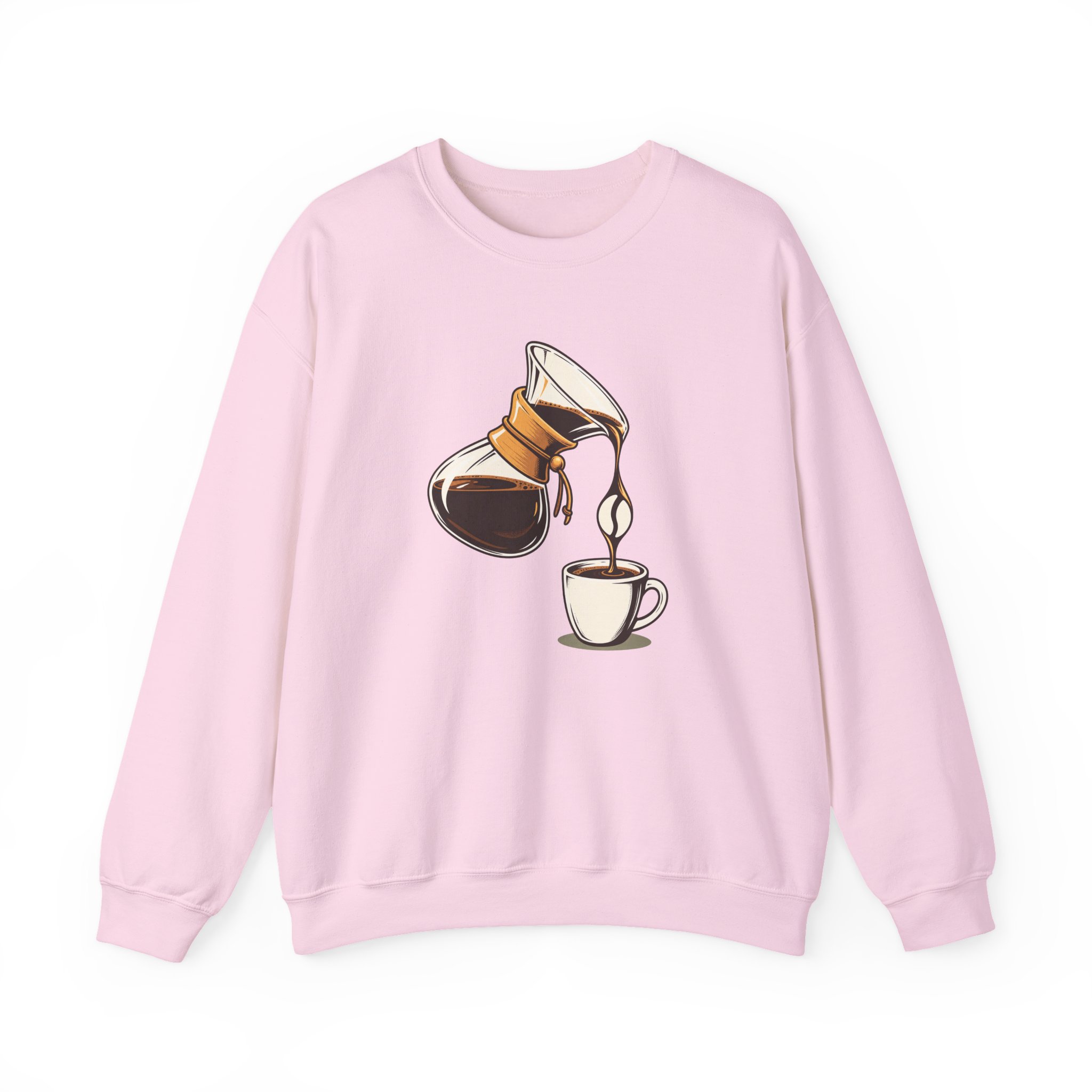 Pour-Over Negative Sweatshirt — White – Bild 3