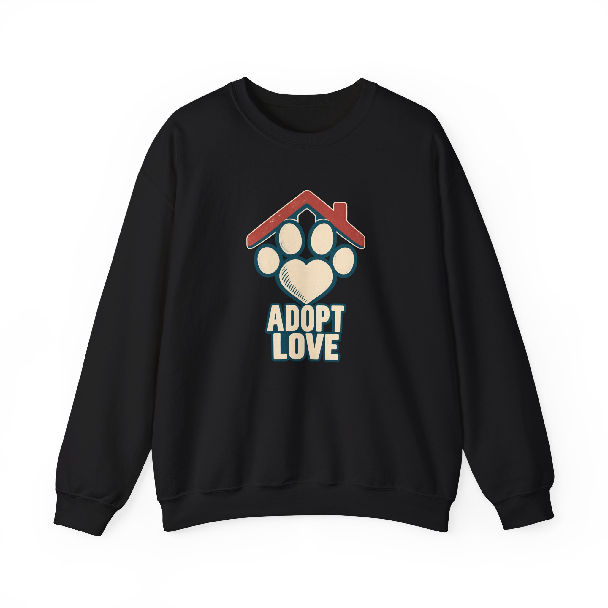Shelter Heart Mark Sweatshirt — Schwarz