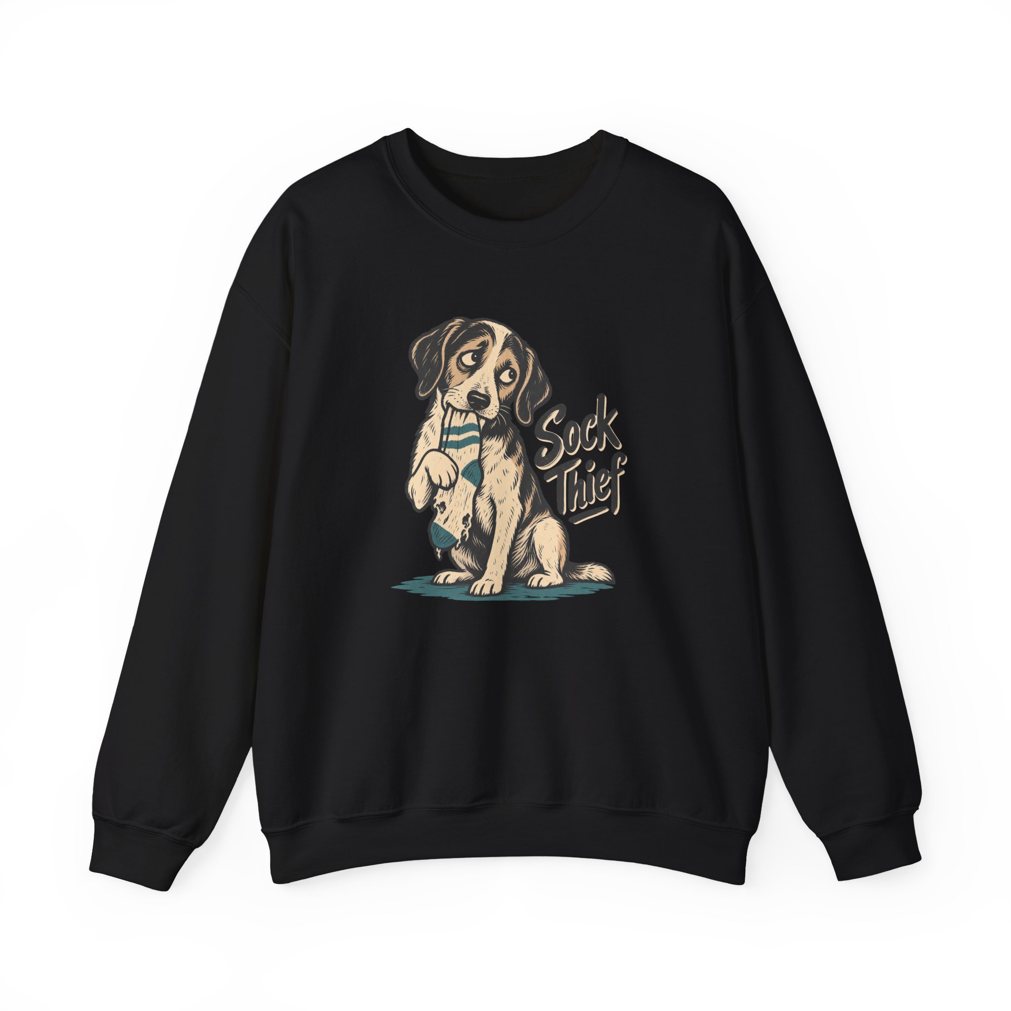 Sock Thief Sweatshirt — Black