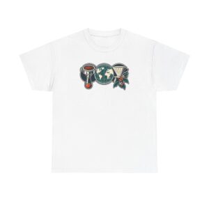 Coffee Codex Trio T-Shirt — Weiß