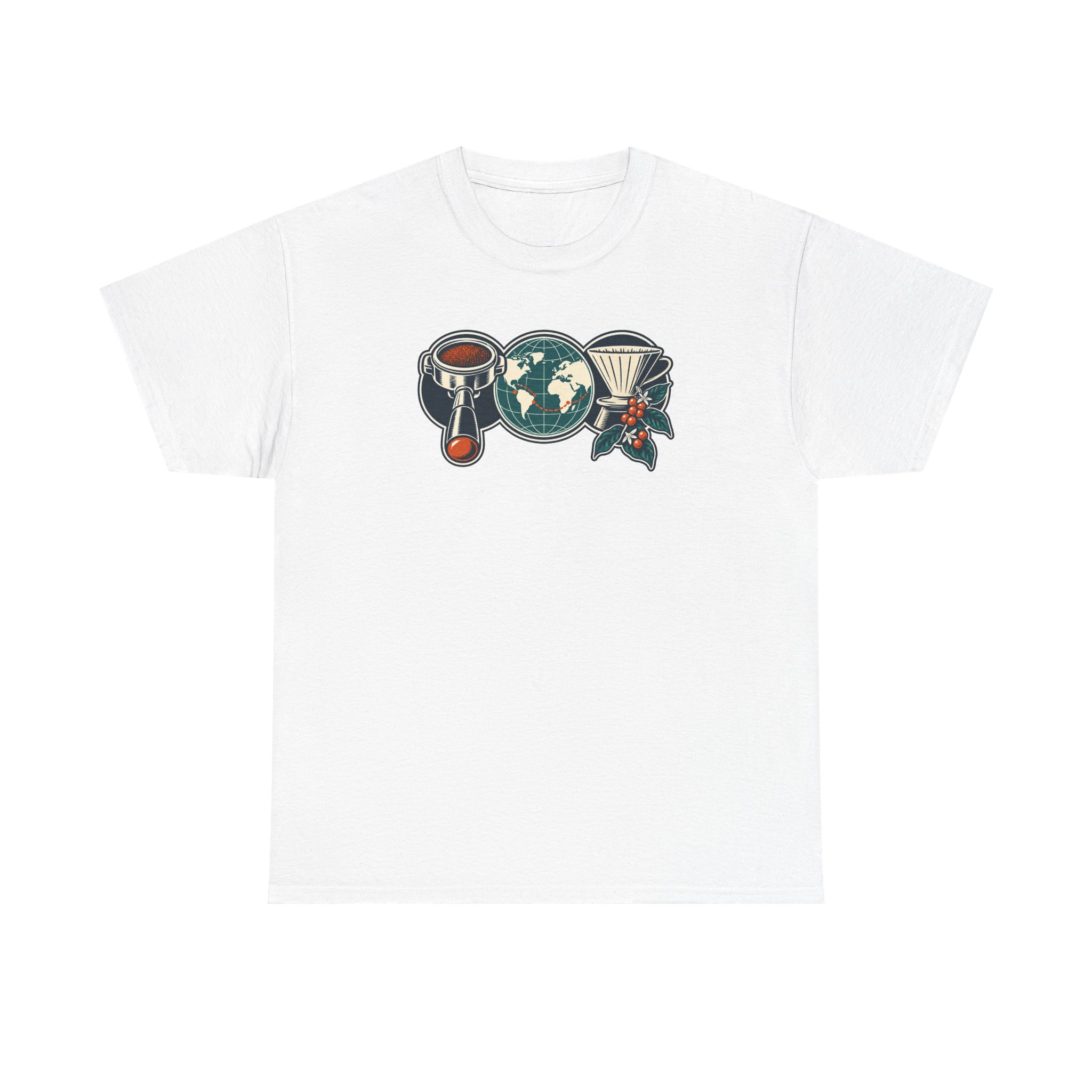 T-shirt Coffee Codex Trio — Blanc