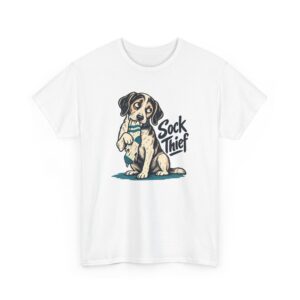 Sock Thief T-Shirt — White