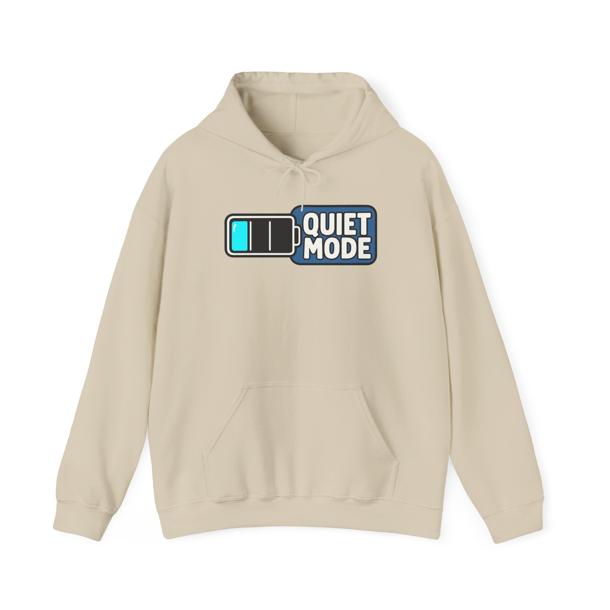 Quiet Mode Hoodie — White – Image 4